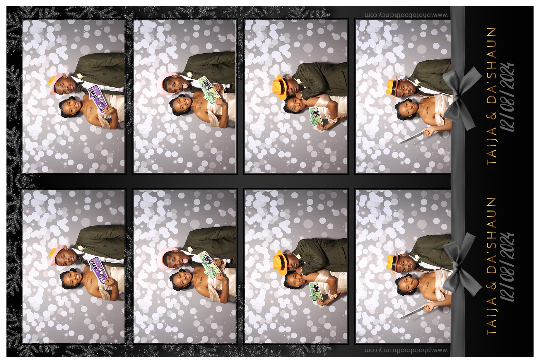 Taija & Dashaun | View more photos from the event at gallery.photoboothcincy.com/u/PhotoBoothCincy/Taija-Dashaun