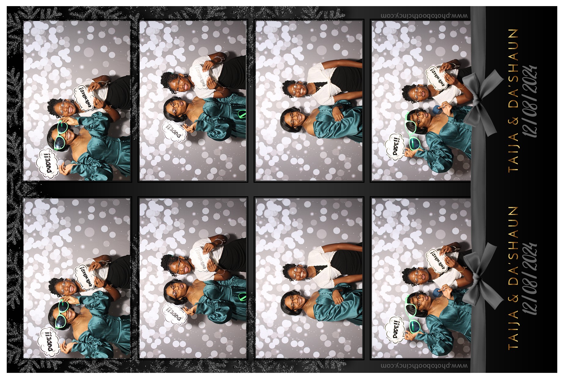 Taija & Dashaun | View more photos from the event at gallery.photoboothcincy.com/u/PhotoBoothCincy/Taija-Dashaun