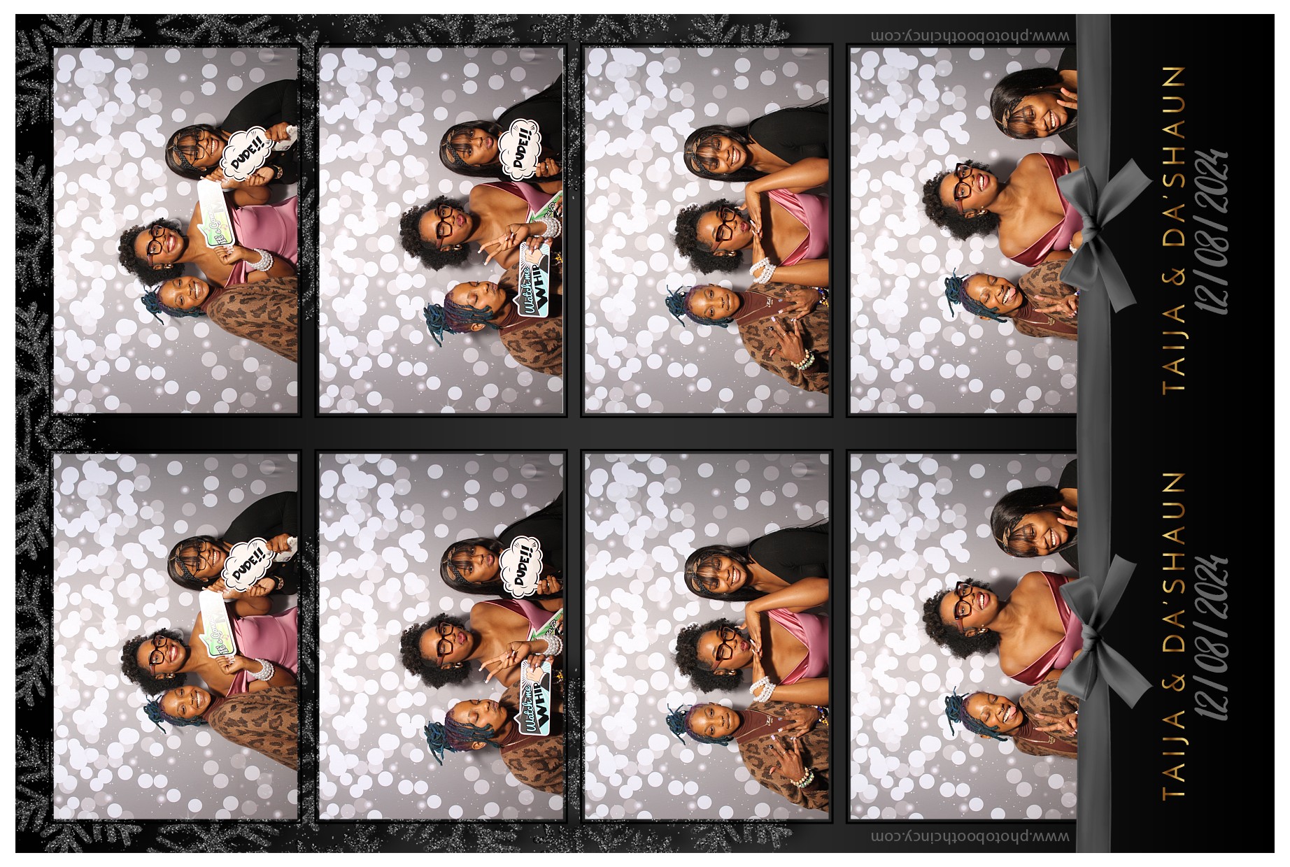 Taija & Dashaun | View more photos from the event at gallery.photoboothcincy.com/u/PhotoBoothCincy/Taija-Dashaun