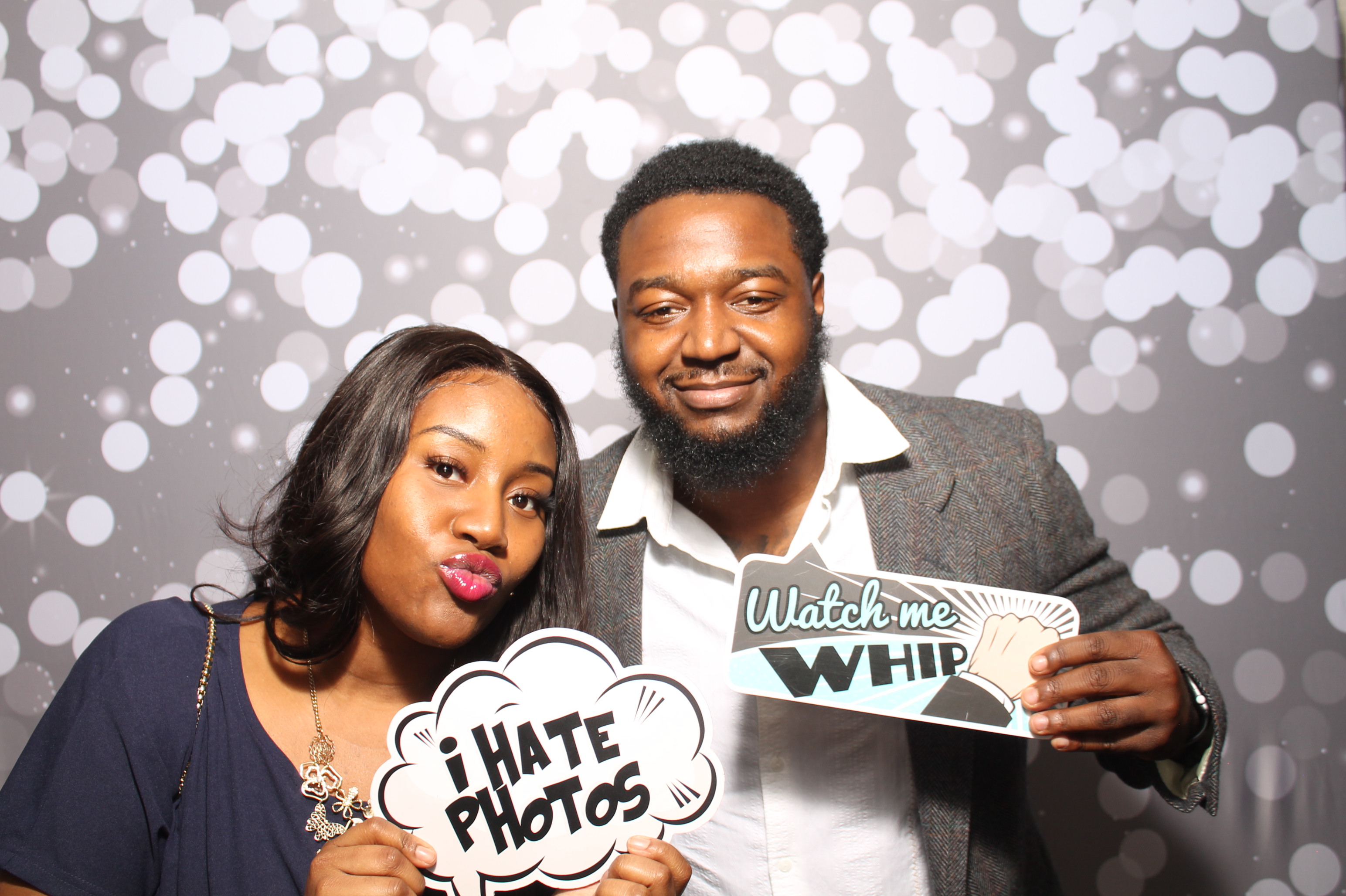 Taija & Dashaun | View more photos from the event at gallery.photoboothcincy.com/u/PhotoBoothCincy/Taija-Dashaun