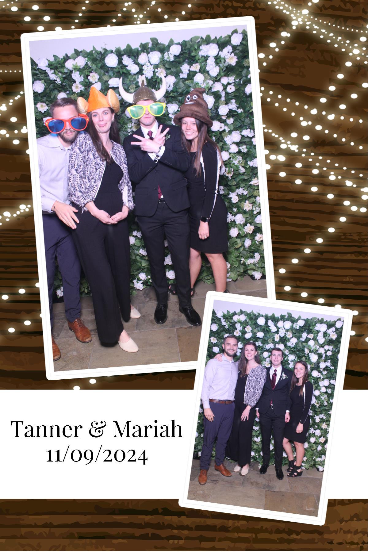 Tanner & Mariah  | View more photos from the event at gallery.photoboothcincy.com/u/PhotoBoothCincy/Tanner-Mariah