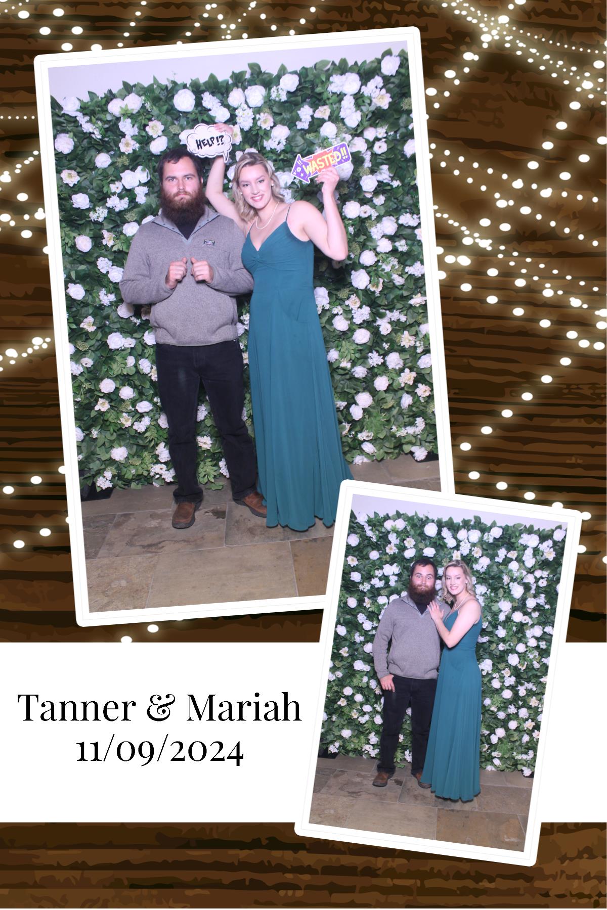 Tanner & Mariah  | View more photos from the event at gallery.photoboothcincy.com/u/PhotoBoothCincy/Tanner-Mariah