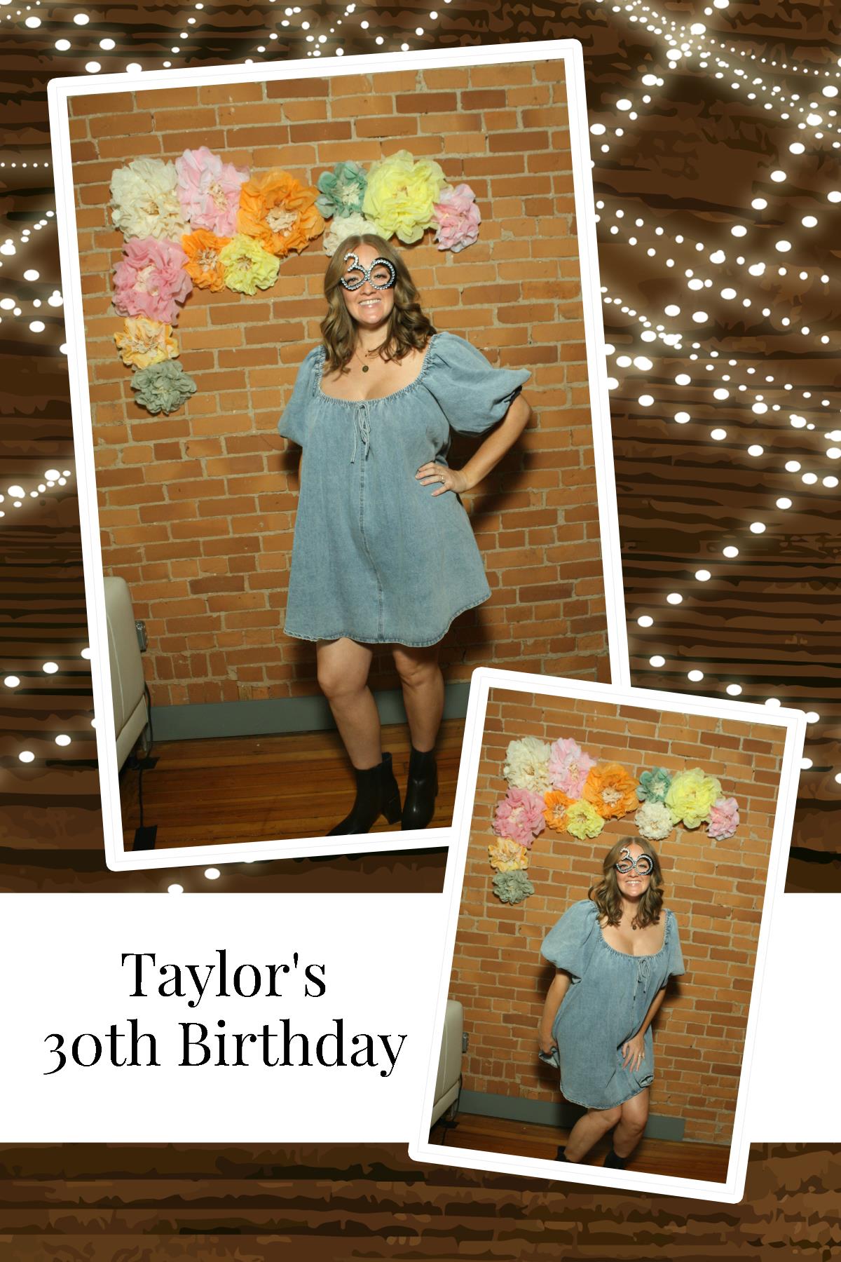 Taylor's 30th Birthday   | View more photos from the event at gallery.photoboothcincy.com/u/PhotoBoothCincy/Taylors-30th-Birthday