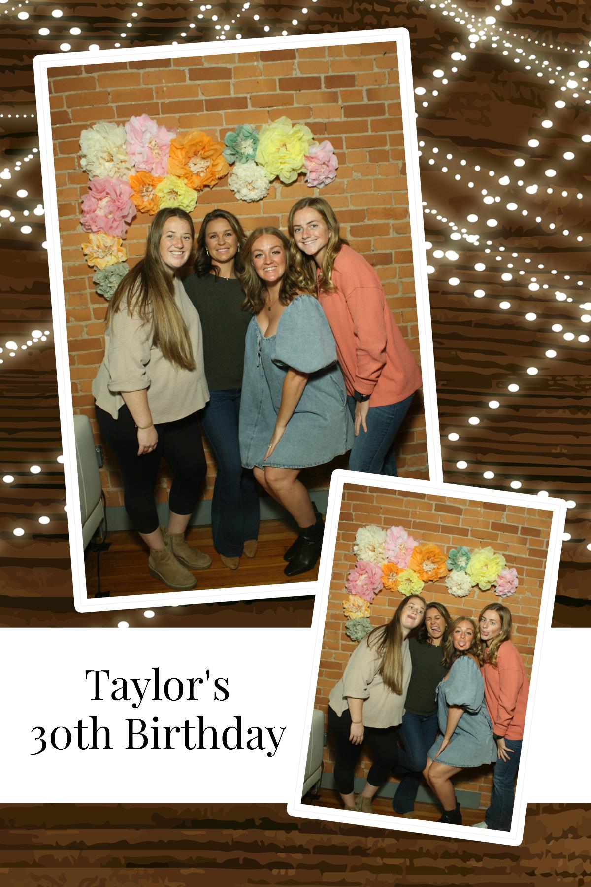 Taylor's 30th Birthday   | View more photos from the event at gallery.photoboothcincy.com/u/PhotoBoothCincy/Taylors-30th-Birthday