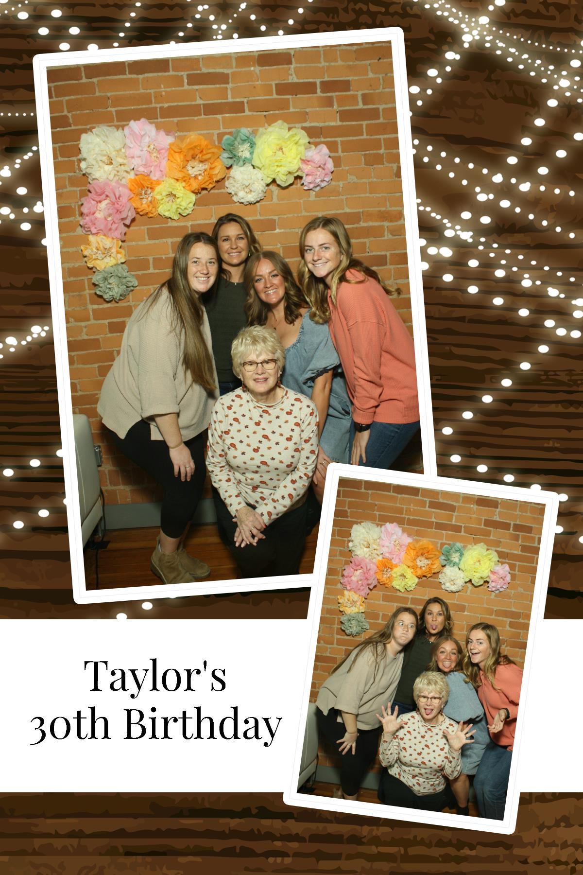 Taylor's 30th Birthday   | View more photos from the event at gallery.photoboothcincy.com/u/PhotoBoothCincy/Taylors-30th-Birthday