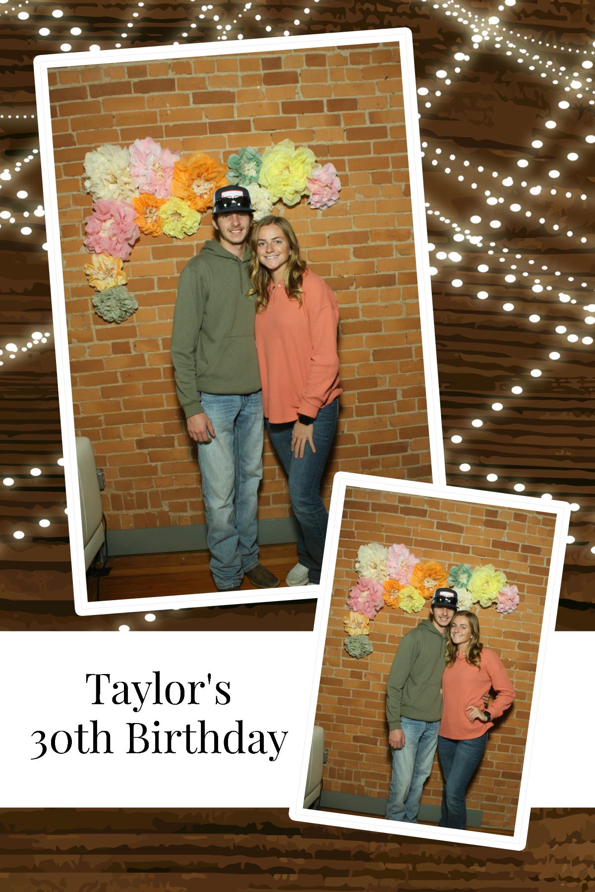 Taylor's 30th Birthday   | View more photos from the event at gallery.photoboothcincy.com/u/PhotoBoothCincy/Taylors-30th-Birthday