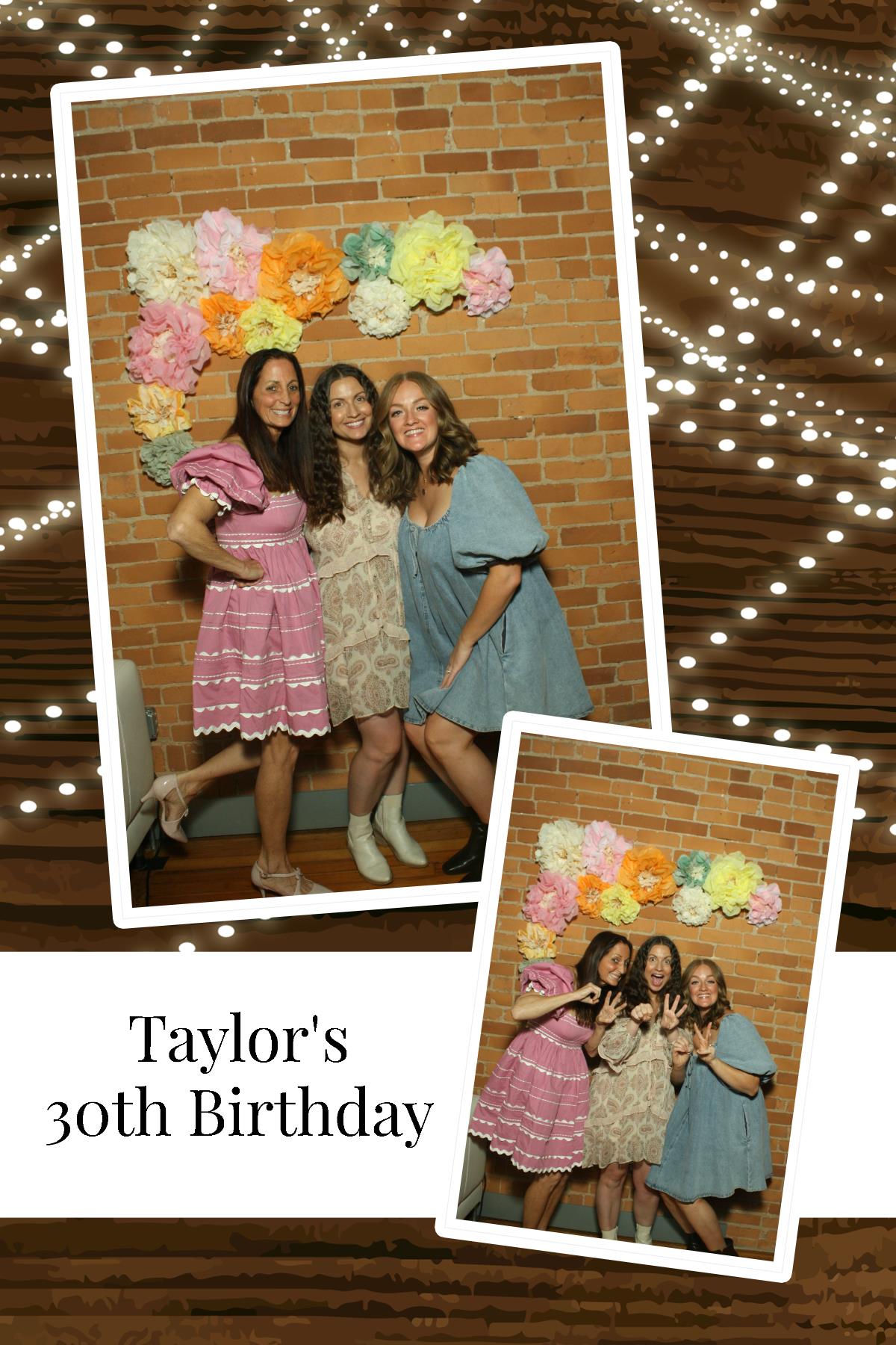 Taylor's 30th Birthday   | View more photos from the event at gallery.photoboothcincy.com/u/PhotoBoothCincy/Taylors-30th-Birthday