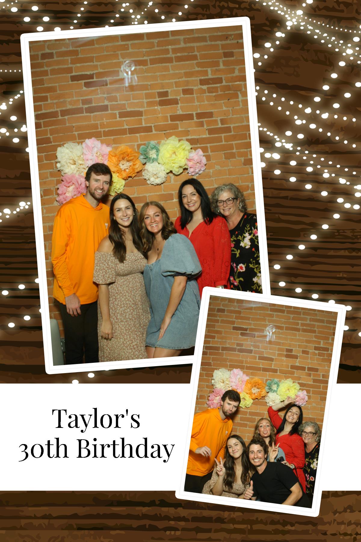 Taylor's 30th Birthday   | View more photos from the event at gallery.photoboothcincy.com/u/PhotoBoothCincy/Taylors-30th-Birthday