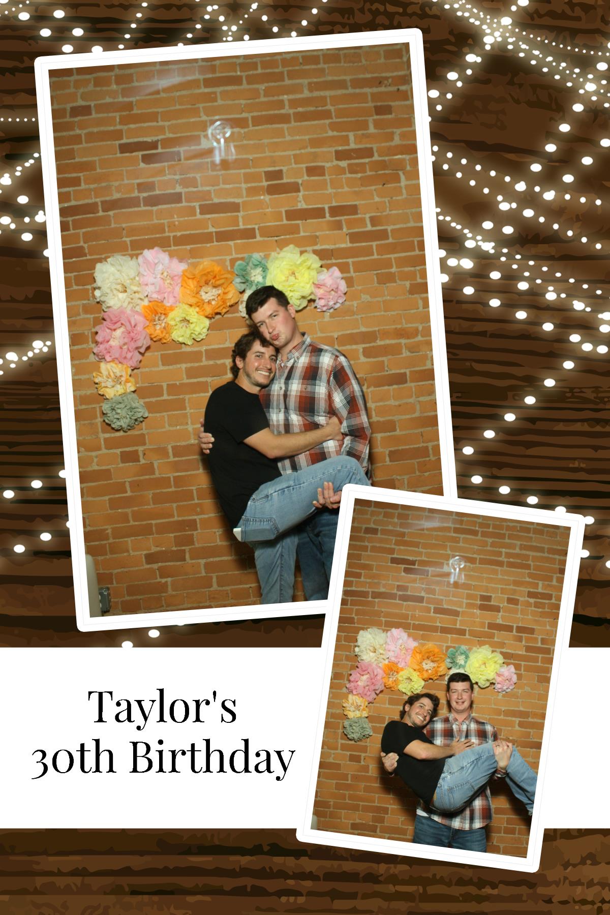 Taylor's 30th Birthday   | View more photos from the event at gallery.photoboothcincy.com/u/PhotoBoothCincy/Taylors-30th-Birthday