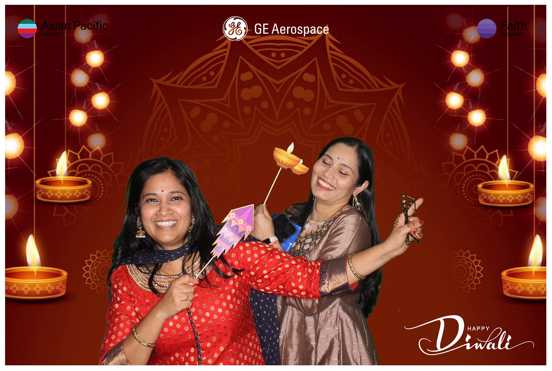 APA & Faith Network Diwali Party | View more photos from the event at gallery.photoboothcincy.com/u/PhotoBoothCincy/APA-Faith-Network-Diwali-Party