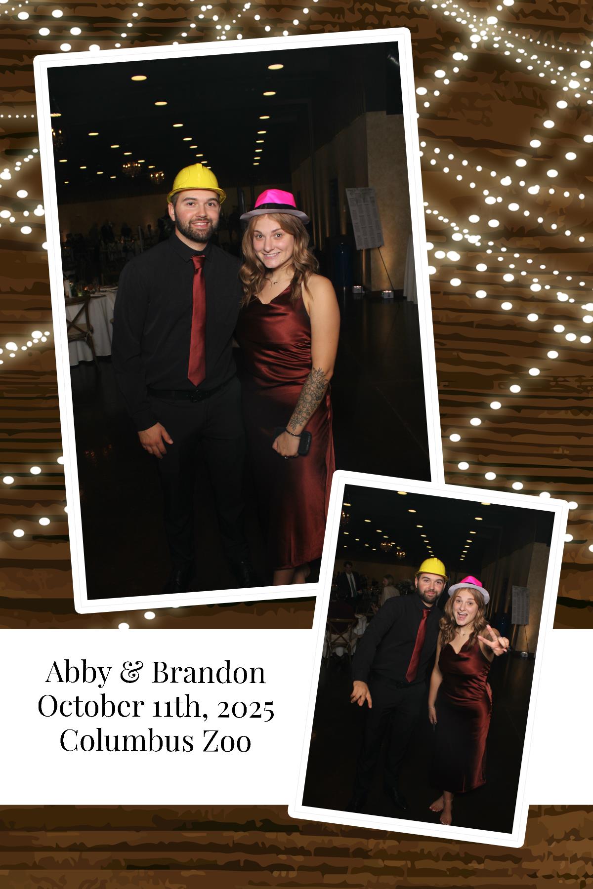 Abby & Brandon | View more photos from the event at gallery.photoboothcincy.com/u/PhotoBoothCincy/Abby-Brandon
