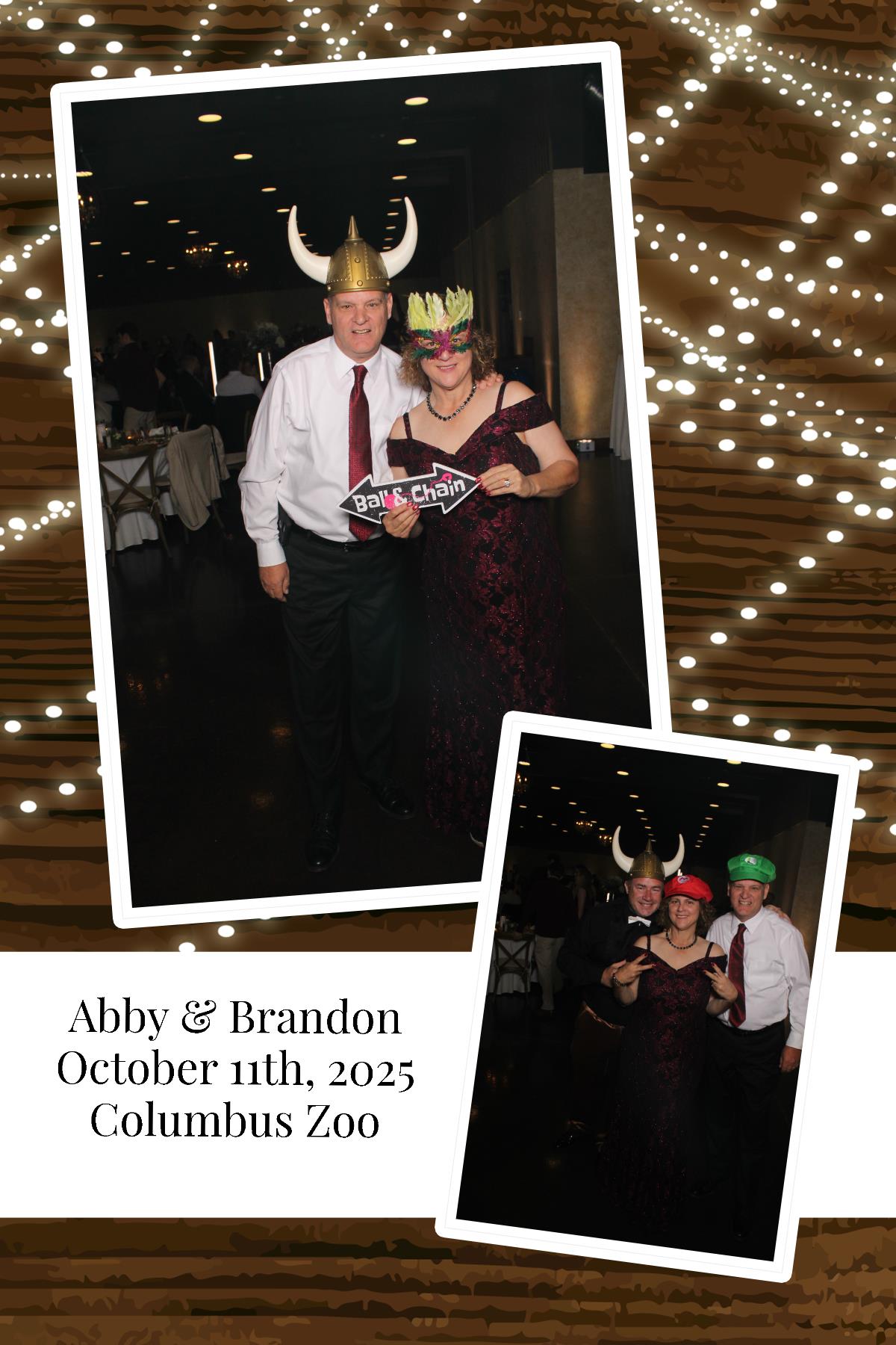 Abby & Brandon | View more photos from the event at gallery.photoboothcincy.com/u/PhotoBoothCincy/Abby-Brandon