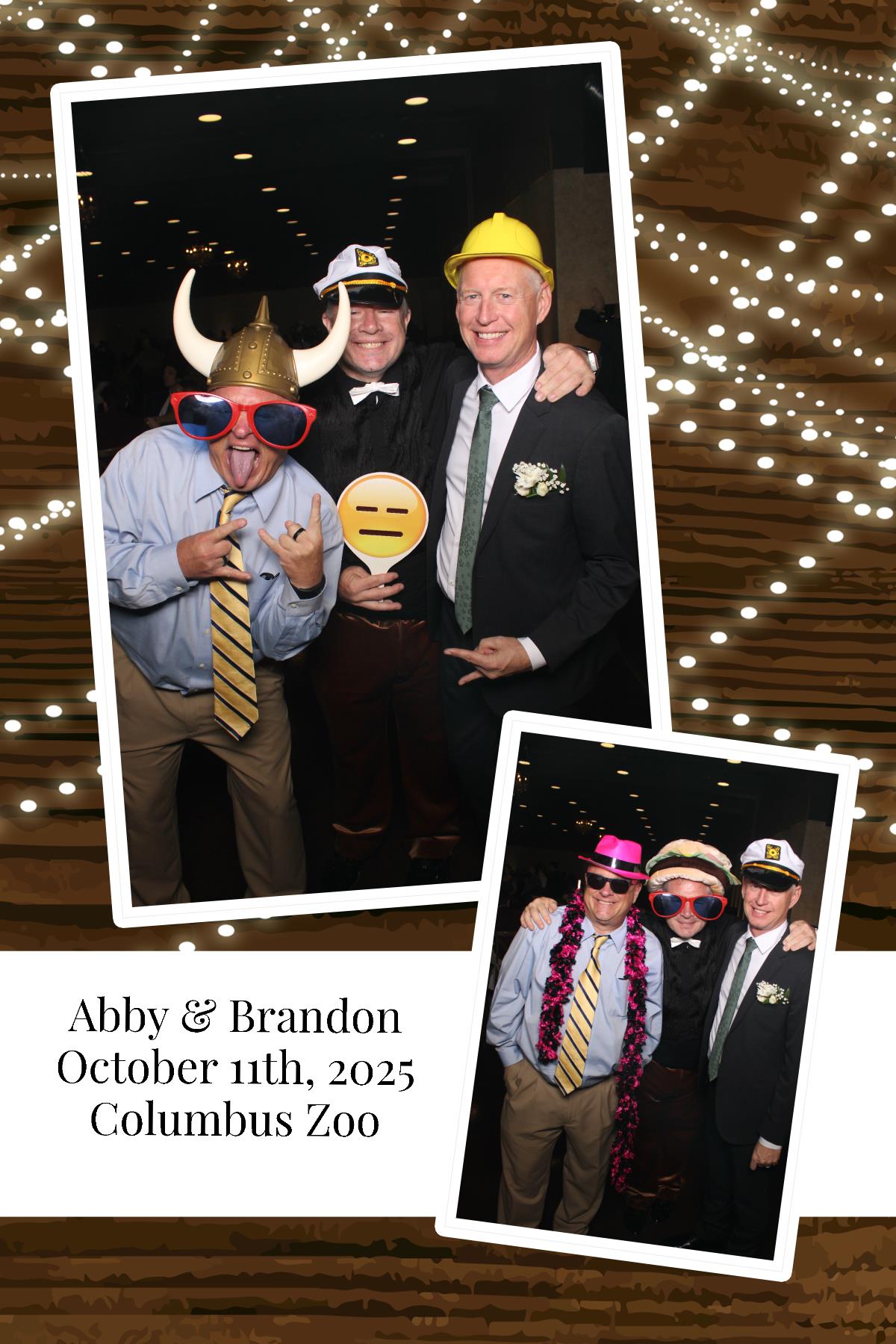 Abby & Brandon | View more photos from the event at gallery.photoboothcincy.com/u/PhotoBoothCincy/Abby-Brandon