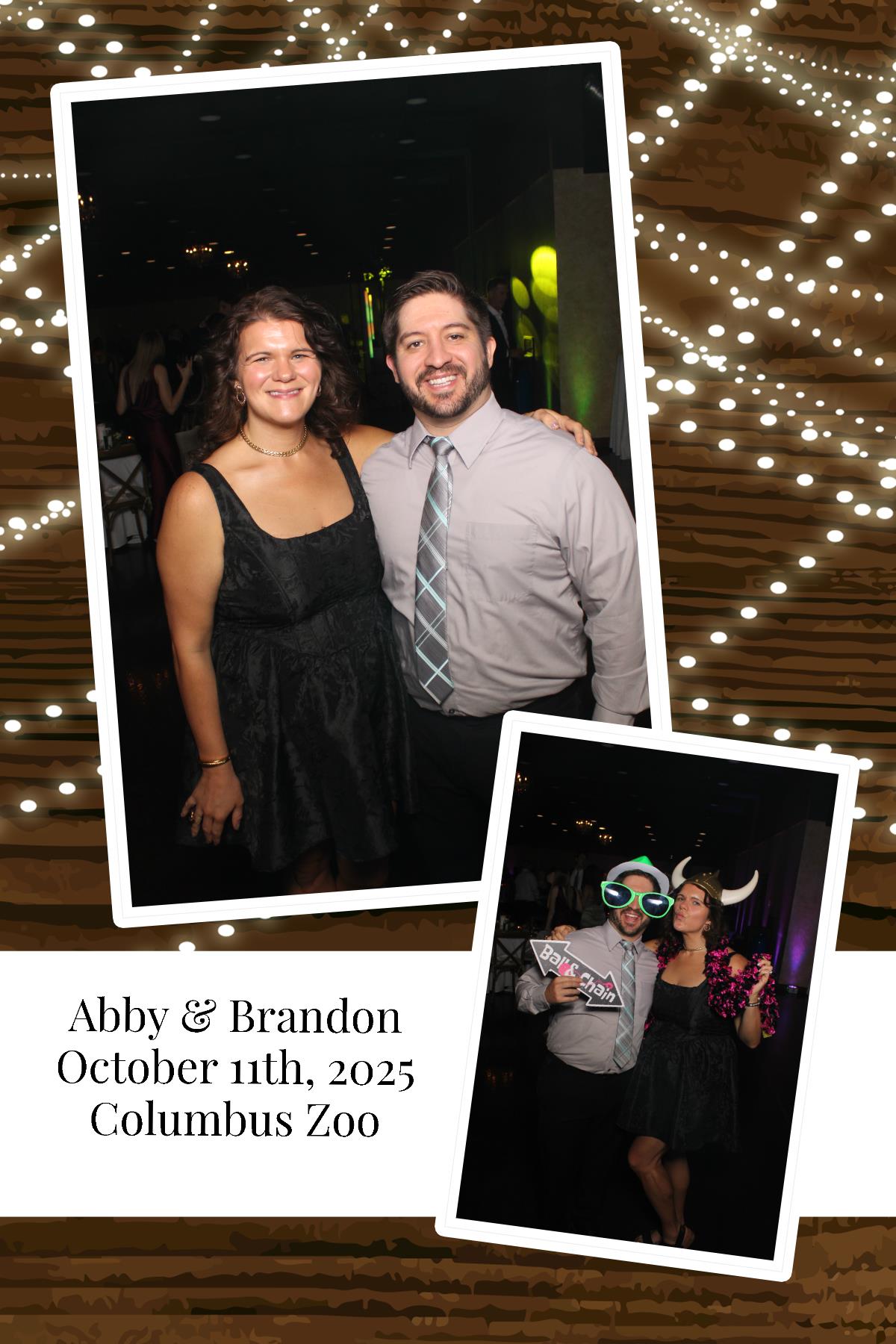 Abby & Brandon | View more photos from the event at gallery.photoboothcincy.com/u/PhotoBoothCincy/Abby-Brandon