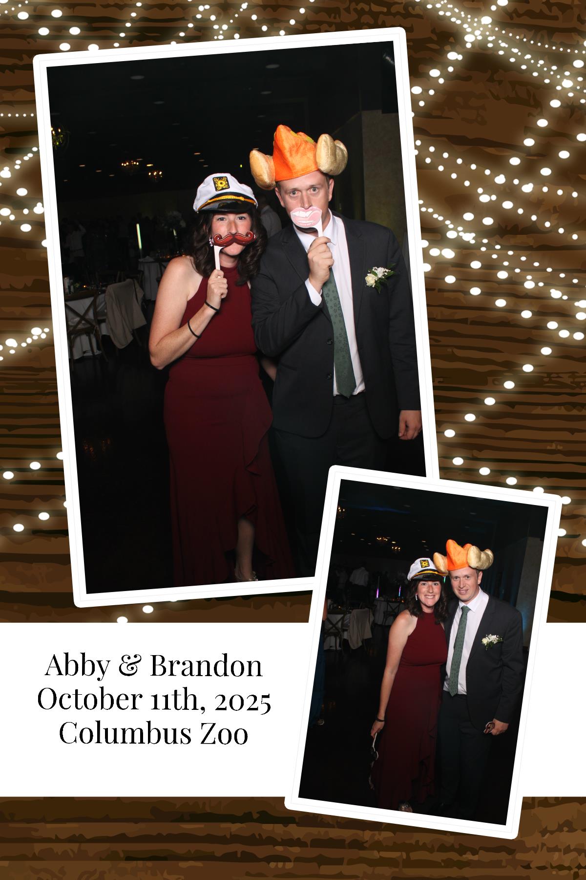 Abby & Brandon | View more photos from the event at gallery.photoboothcincy.com/u/PhotoBoothCincy/Abby-Brandon