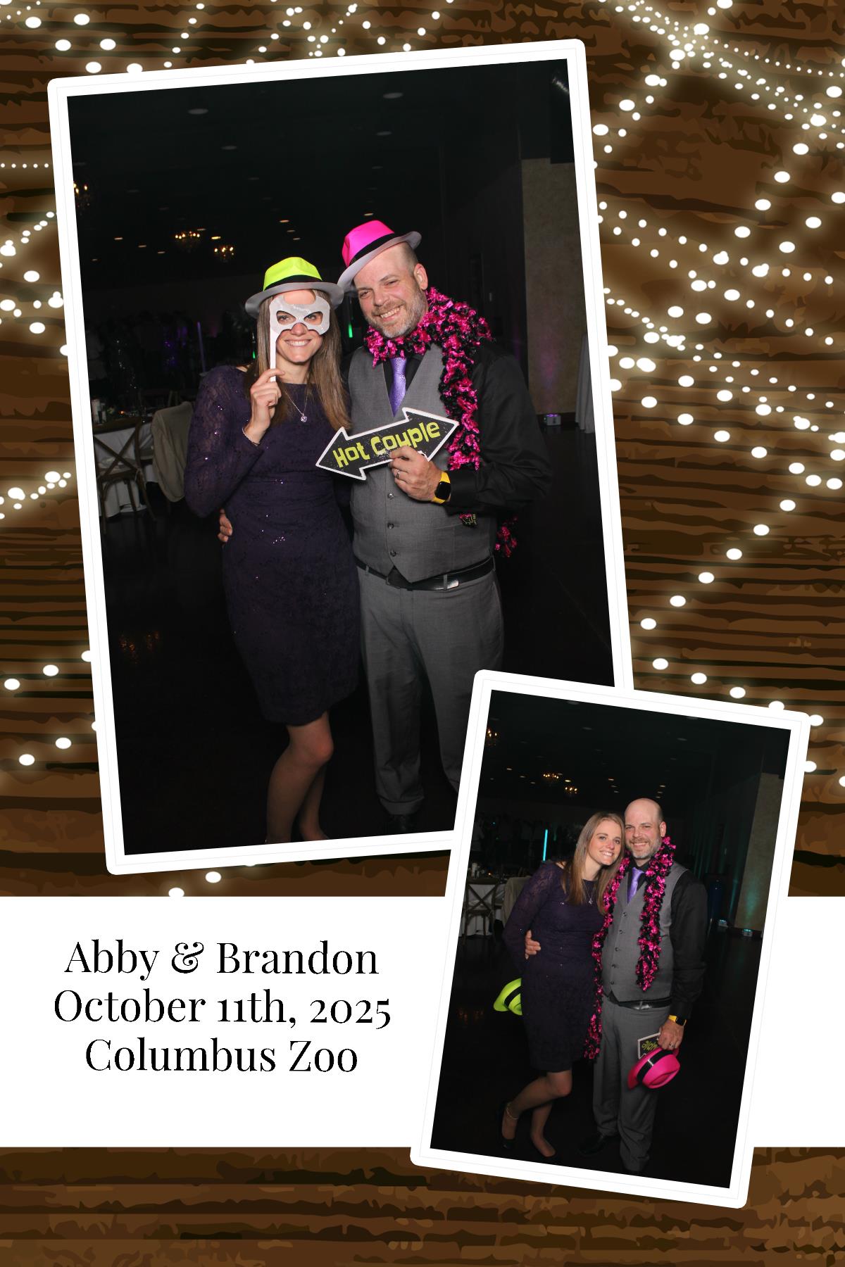Abby & Brandon | View more photos from the event at gallery.photoboothcincy.com/u/PhotoBoothCincy/Abby-Brandon