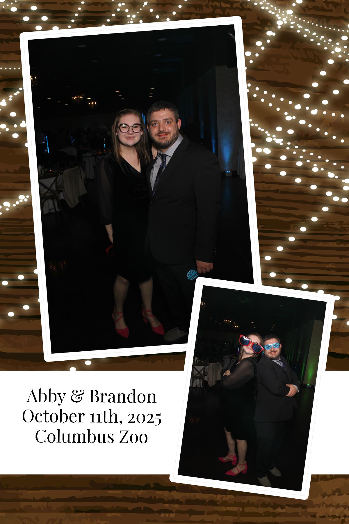 Abby & Brandon | View more photos from the event at gallery.photoboothcincy.com/u/PhotoBoothCincy/Abby-Brandon
