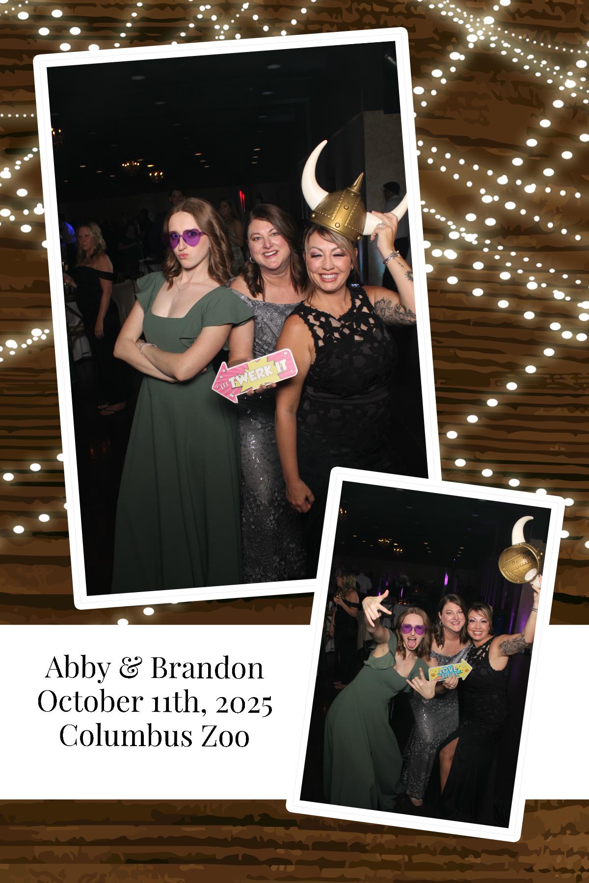 Abby & Brandon | View more photos from the event at gallery.photoboothcincy.com/u/PhotoBoothCincy/Abby-Brandon