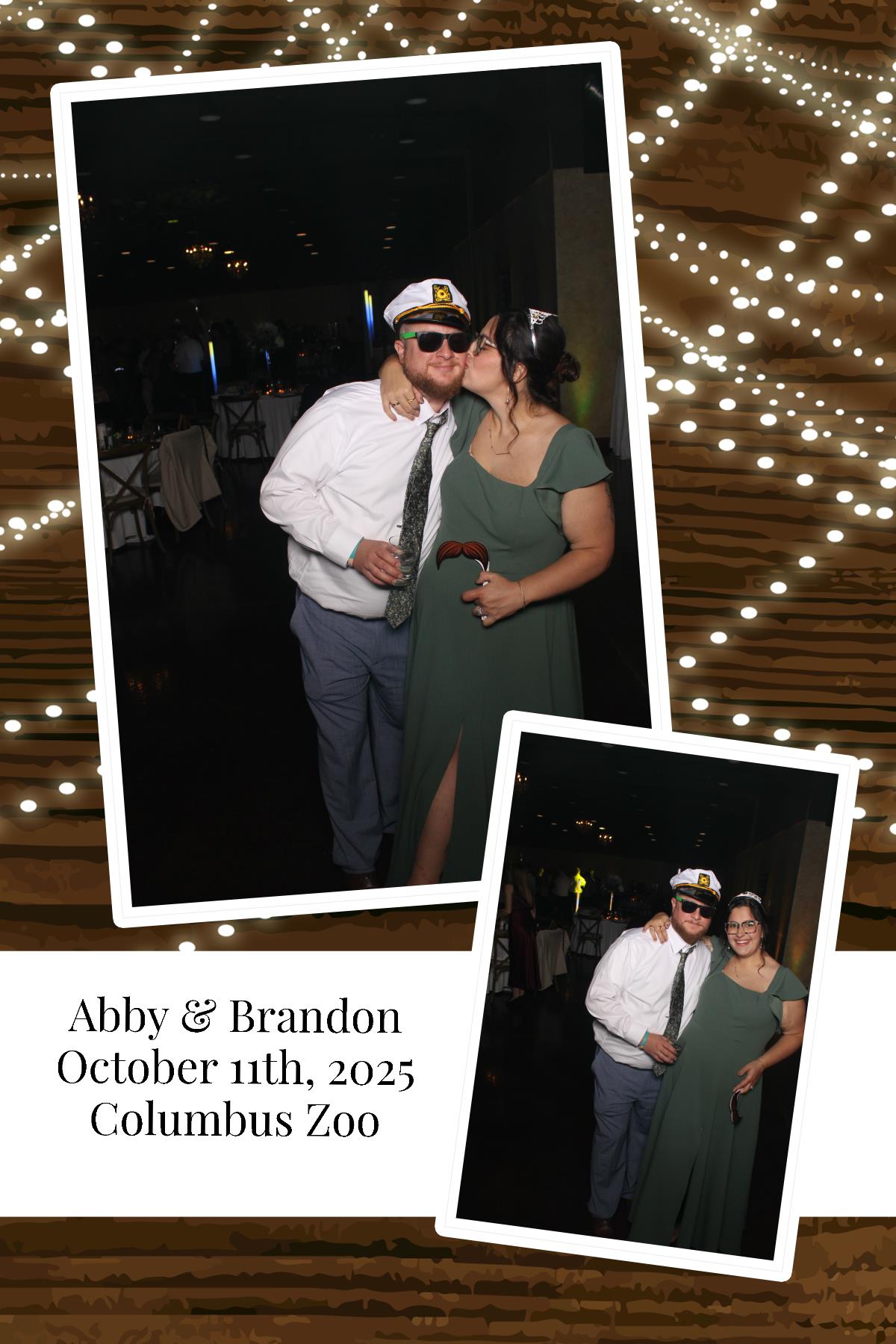 Abby & Brandon | View more photos from the event at gallery.photoboothcincy.com/u/PhotoBoothCincy/Abby-Brandon