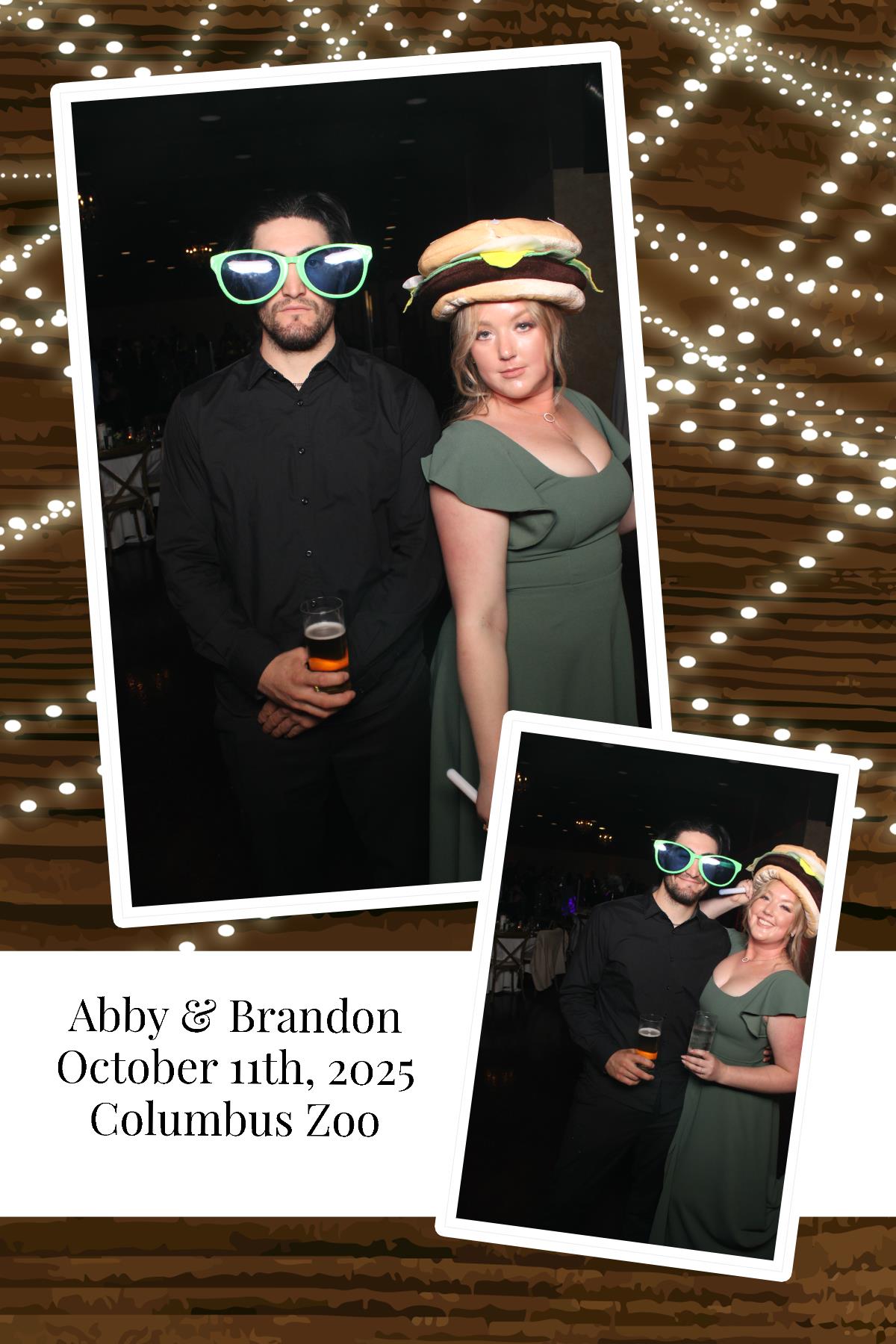 Abby & Brandon | View more photos from the event at gallery.photoboothcincy.com/u/PhotoBoothCincy/Abby-Brandon