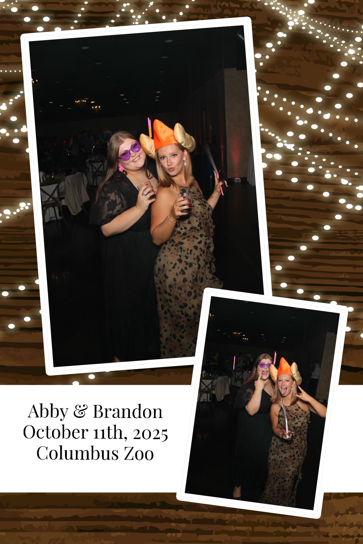 Abby & Brandon | View more photos from the event at gallery.photoboothcincy.com/u/PhotoBoothCincy/Abby-Brandon