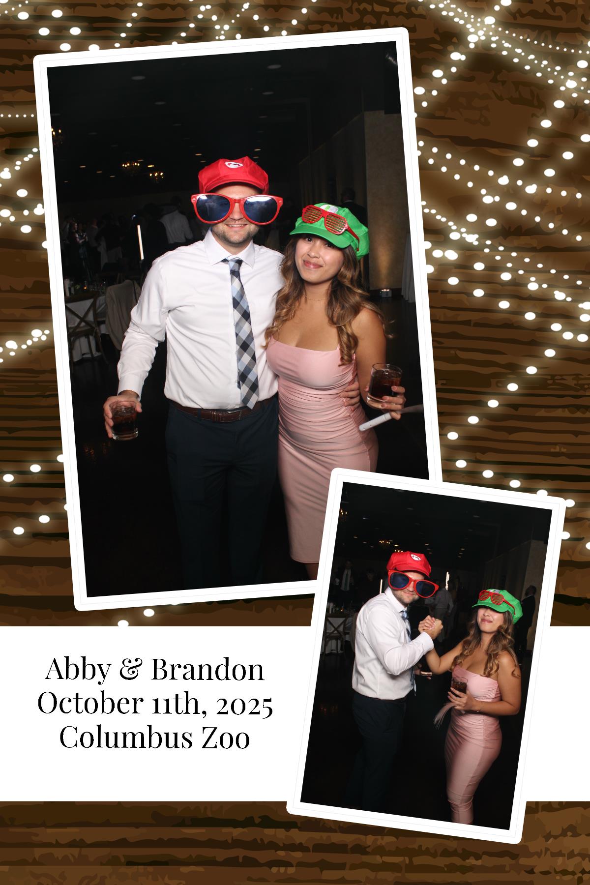 Abby & Brandon | View more photos from the event at gallery.photoboothcincy.com/u/PhotoBoothCincy/Abby-Brandon