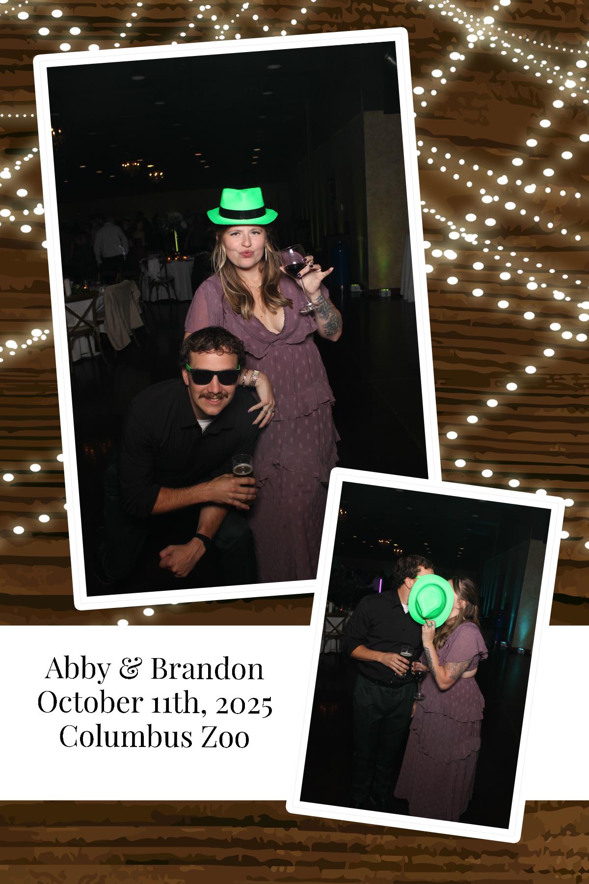 Abby & Brandon | View more photos from the event at gallery.photoboothcincy.com/u/PhotoBoothCincy/Abby-Brandon