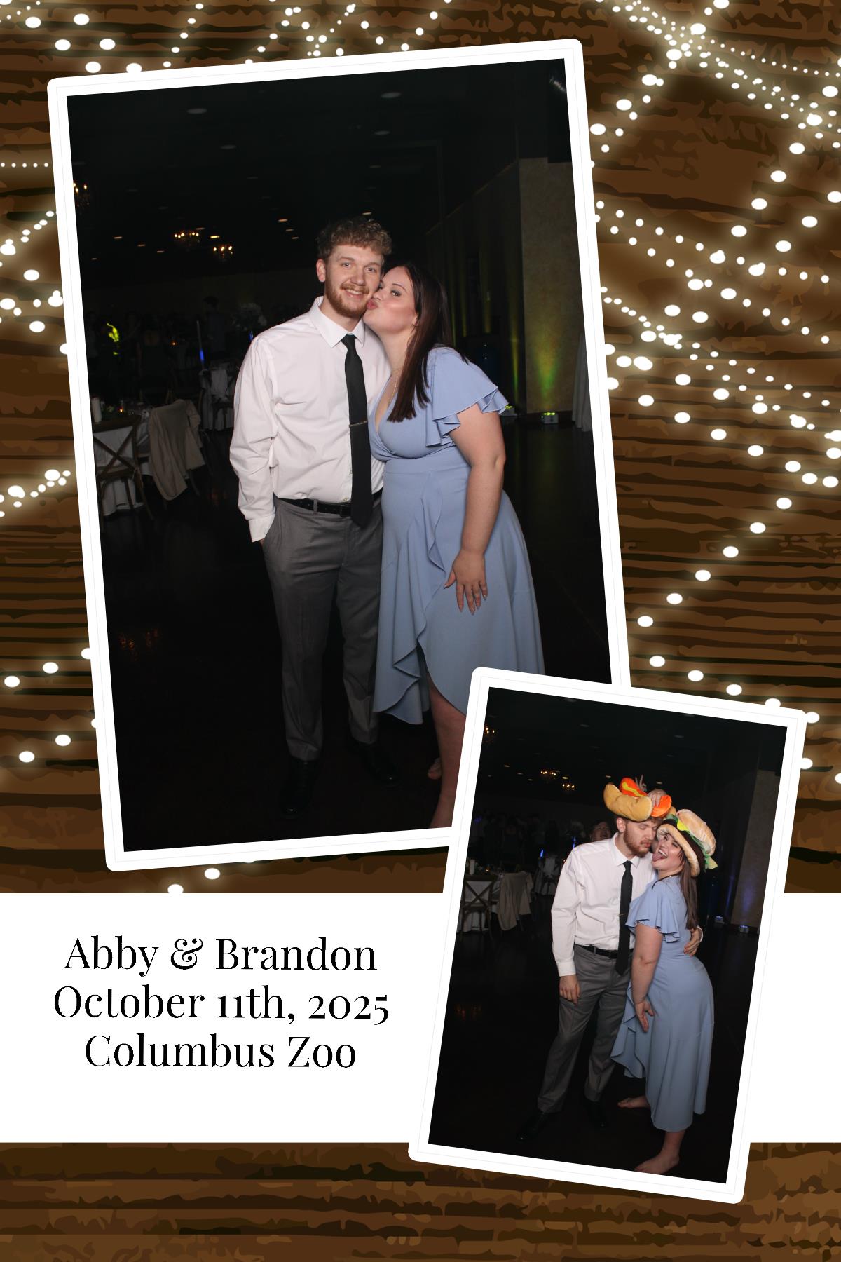Abby & Brandon | View more photos from the event at gallery.photoboothcincy.com/u/PhotoBoothCincy/Abby-Brandon