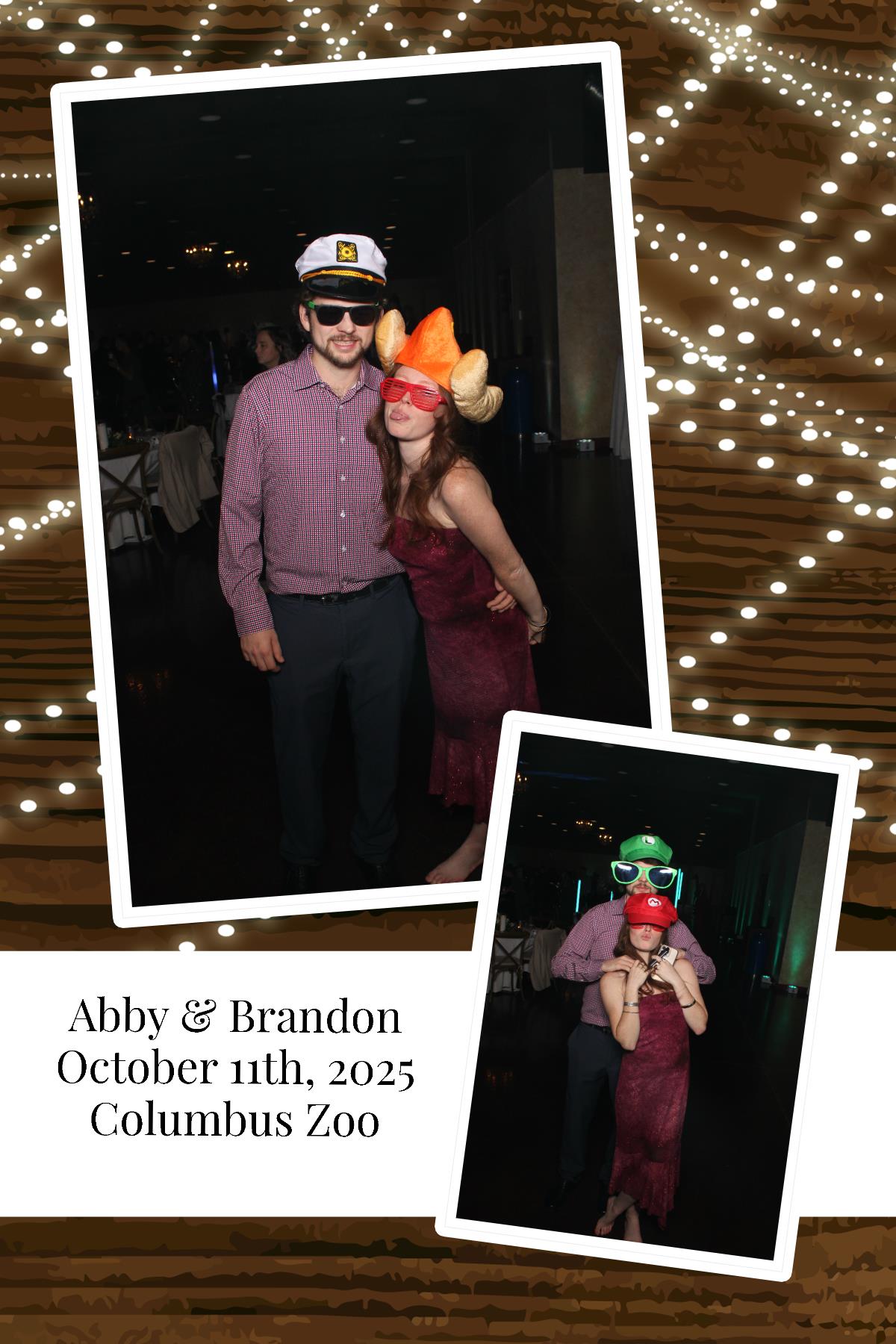 Abby & Brandon | View more photos from the event at gallery.photoboothcincy.com/u/PhotoBoothCincy/Abby-Brandon