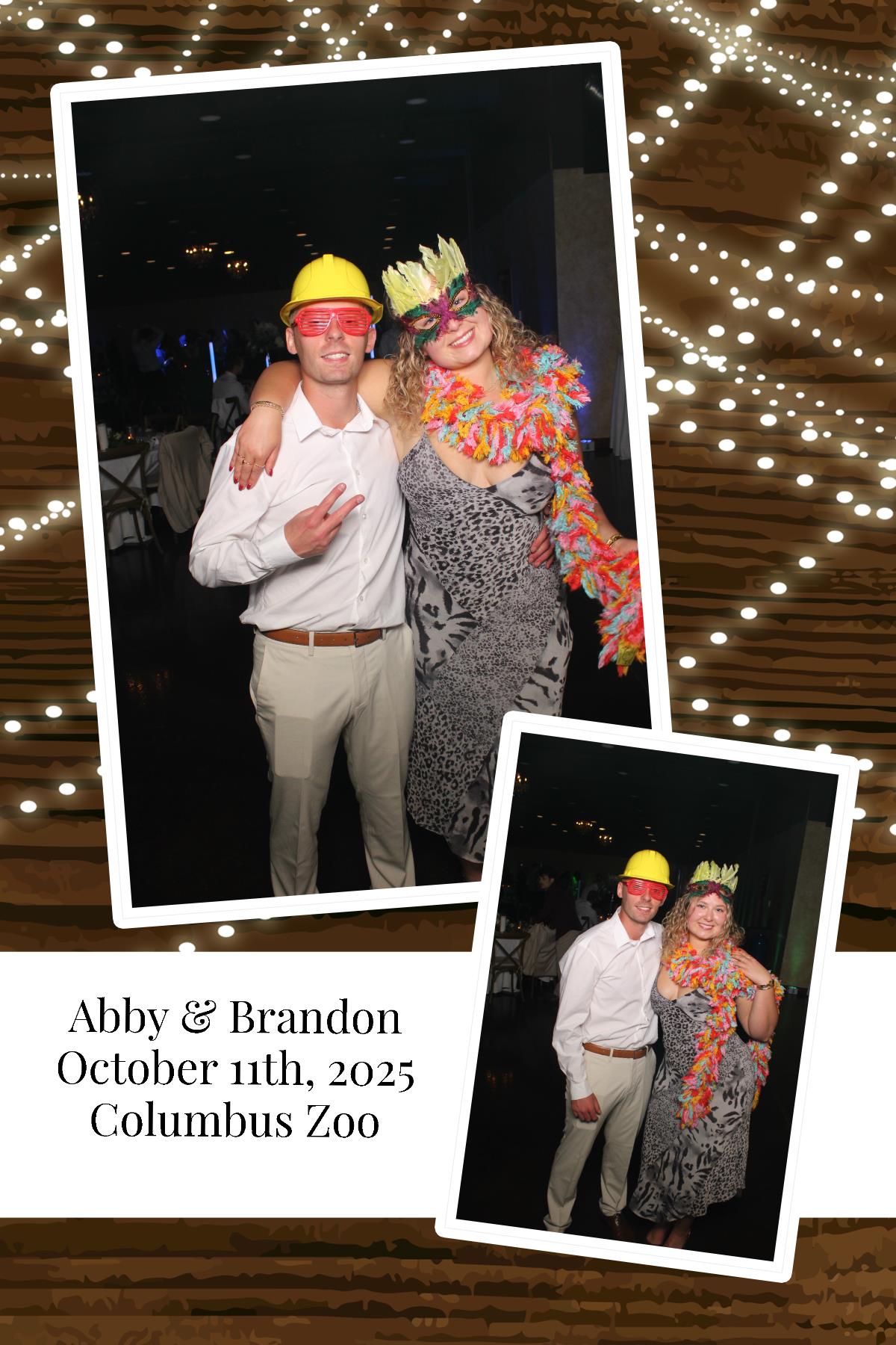 Abby & Brandon | View more photos from the event at gallery.photoboothcincy.com/u/PhotoBoothCincy/Abby-Brandon