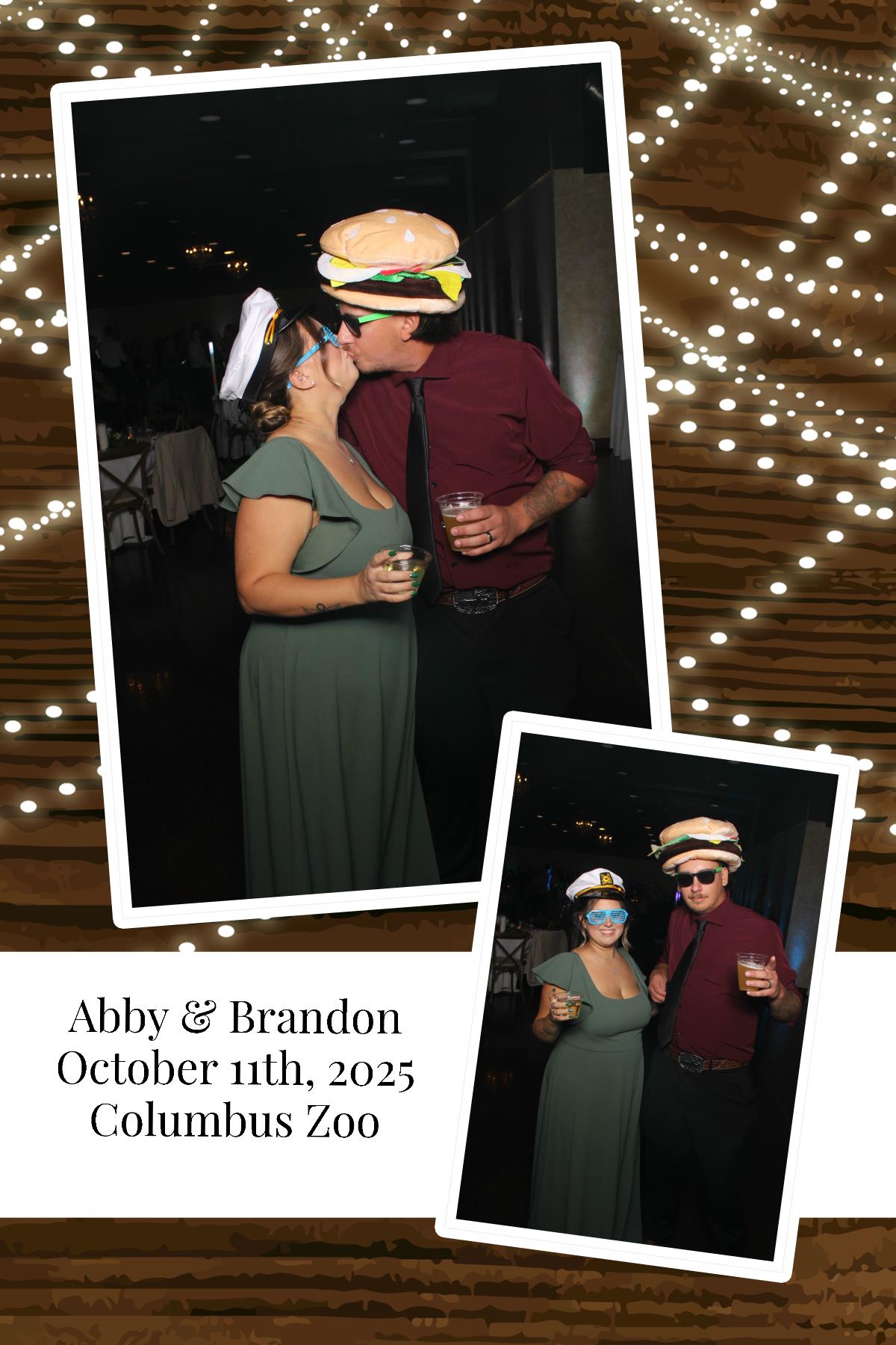 Abby & Brandon | View more photos from the event at gallery.photoboothcincy.com/u/PhotoBoothCincy/Abby-Brandon