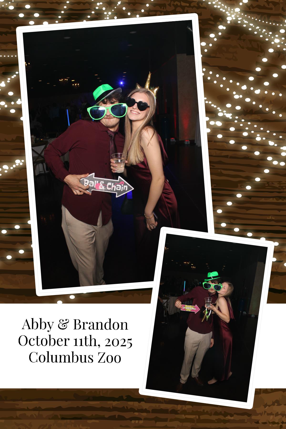 Abby & Brandon | View more photos from the event at gallery.photoboothcincy.com/u/PhotoBoothCincy/Abby-Brandon