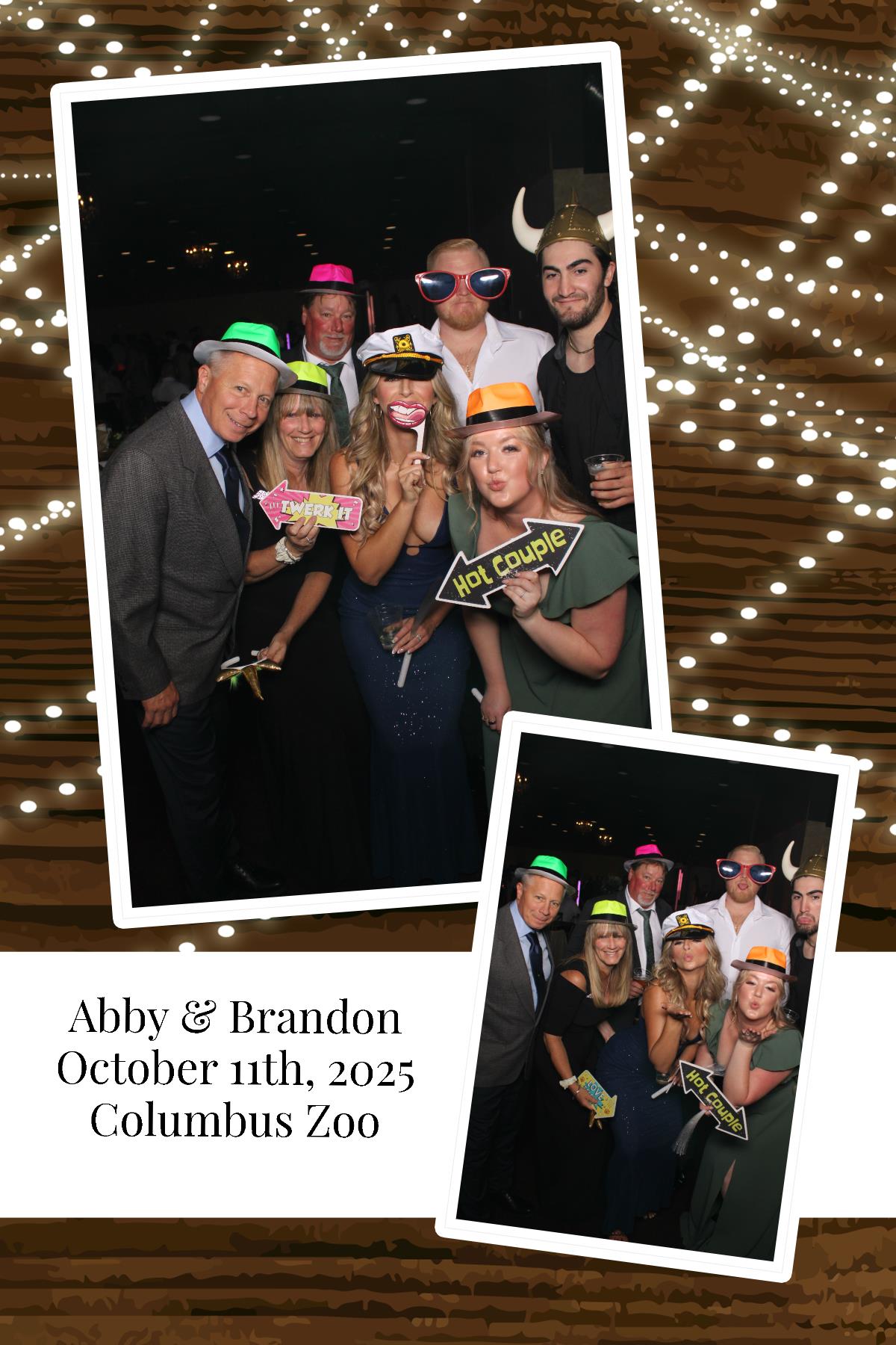 Abby & Brandon | View more photos from the event at gallery.photoboothcincy.com/u/PhotoBoothCincy/Abby-Brandon