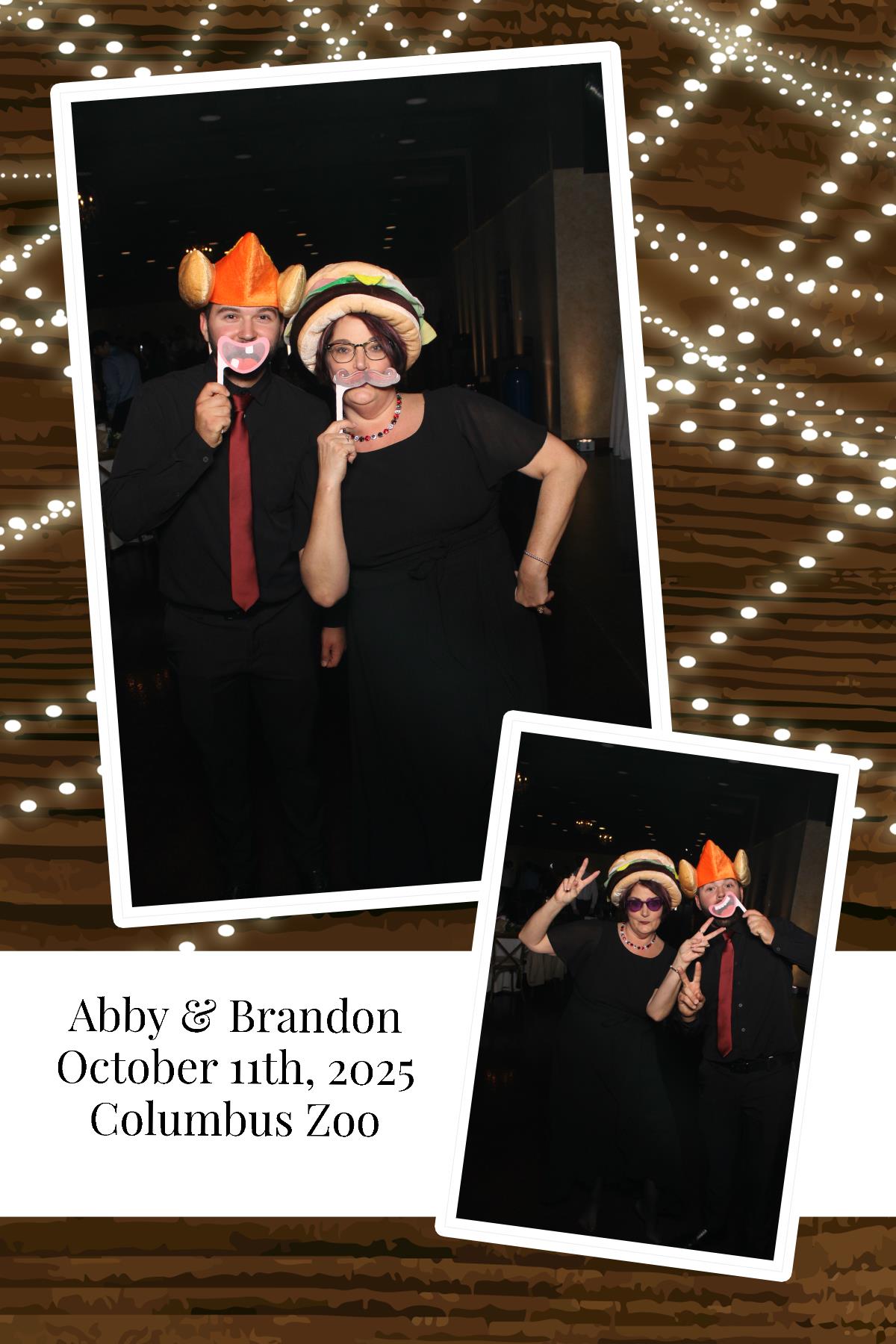 Abby & Brandon | View more photos from the event at gallery.photoboothcincy.com/u/PhotoBoothCincy/Abby-Brandon