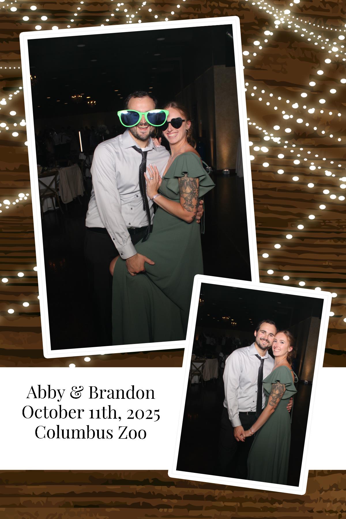 Abby & Brandon | View more photos from the event at gallery.photoboothcincy.com/u/PhotoBoothCincy/Abby-Brandon