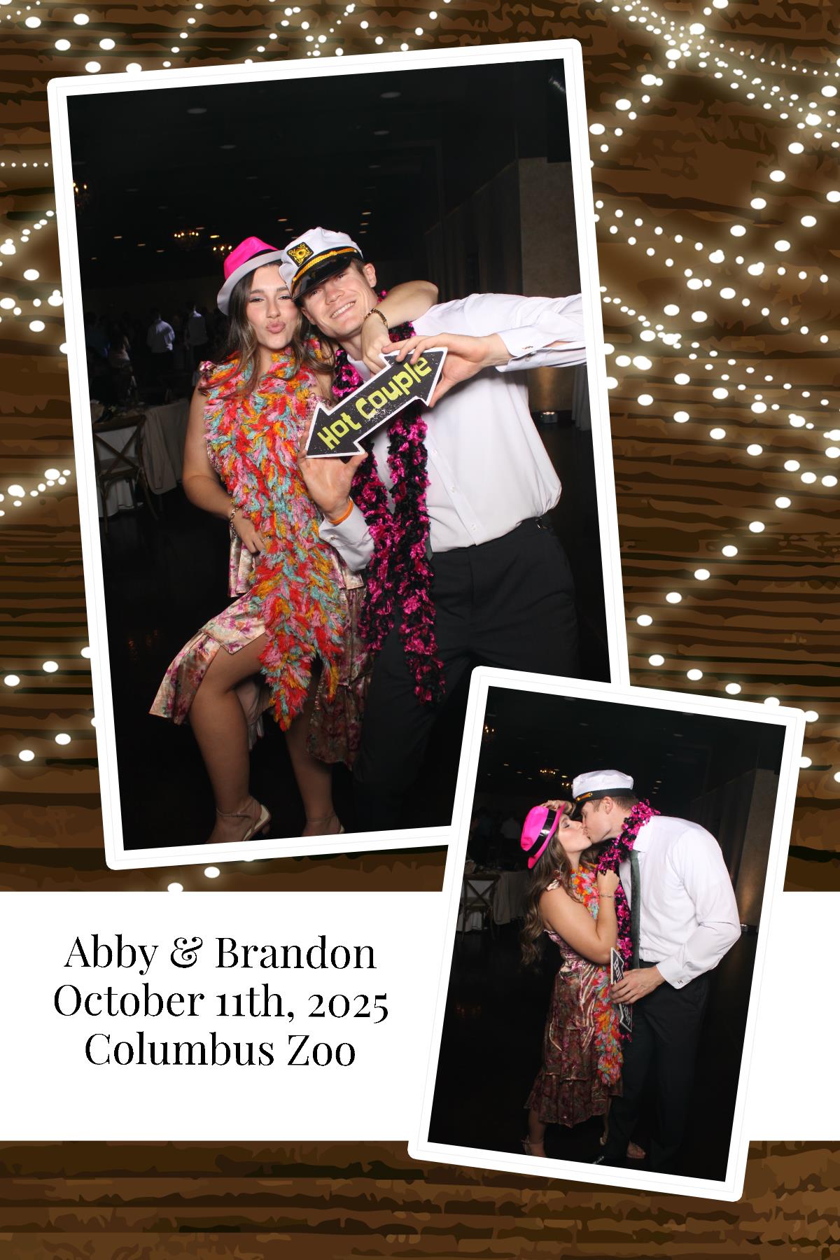 Abby & Brandon | View more photos from the event at gallery.photoboothcincy.com/u/PhotoBoothCincy/Abby-Brandon