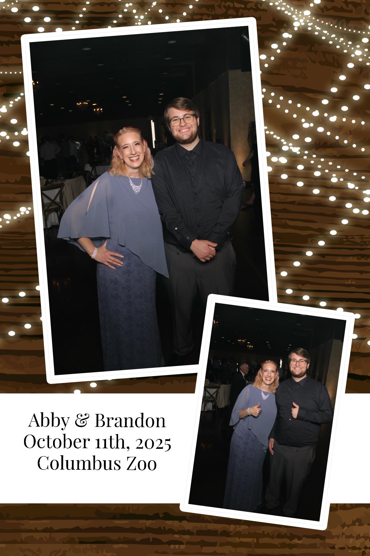 Abby & Brandon | View more photos from the event at gallery.photoboothcincy.com/u/PhotoBoothCincy/Abby-Brandon