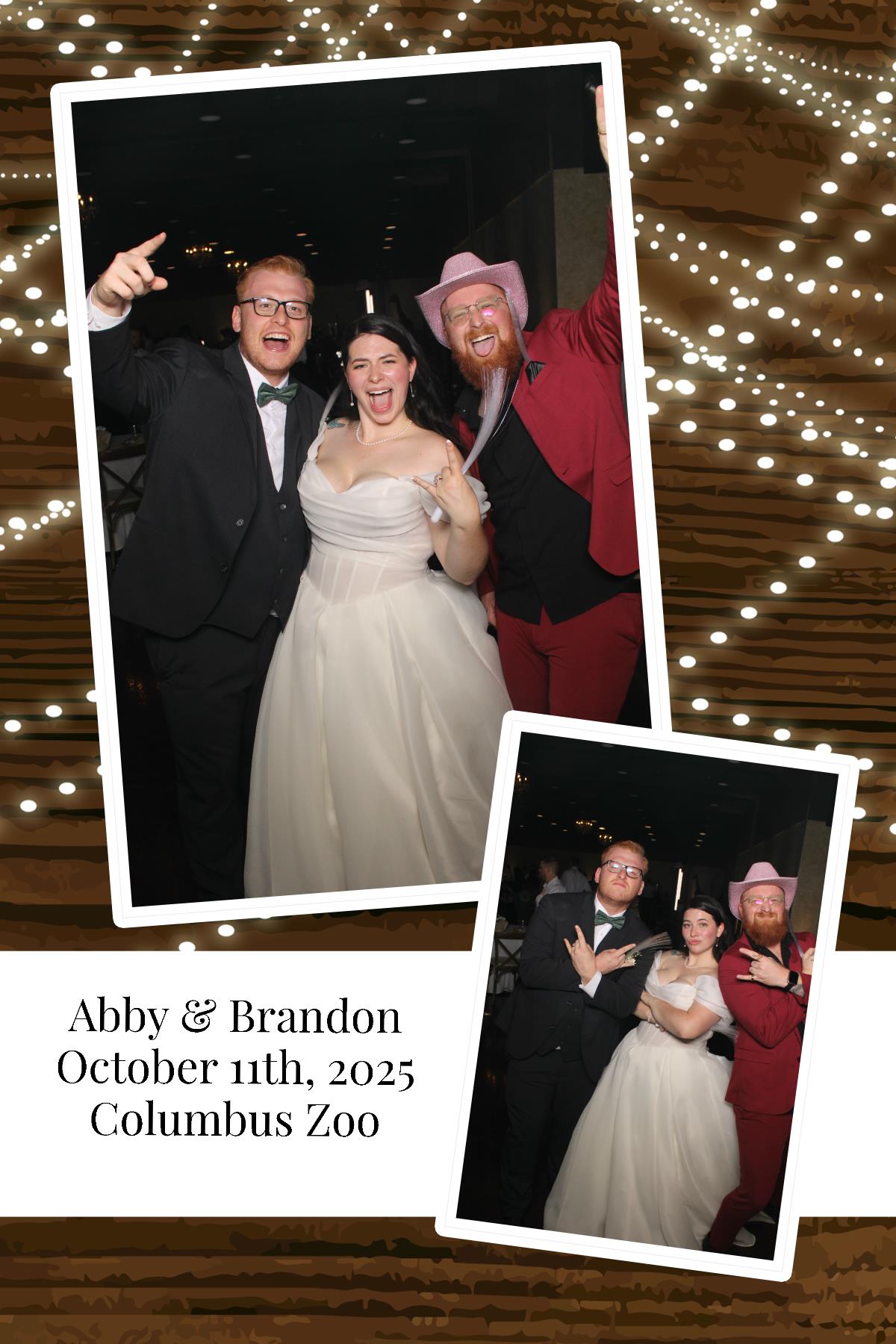 Abby & Brandon | View more photos from the event at gallery.photoboothcincy.com/u/PhotoBoothCincy/Abby-Brandon