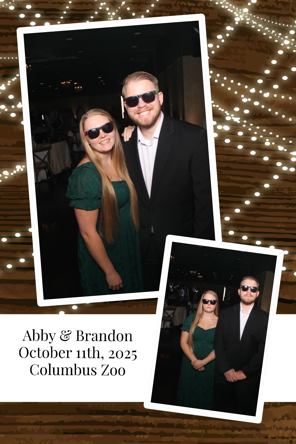 Abby & Brandon | View more photos from the event at gallery.photoboothcincy.com/u/PhotoBoothCincy/Abby-Brandon