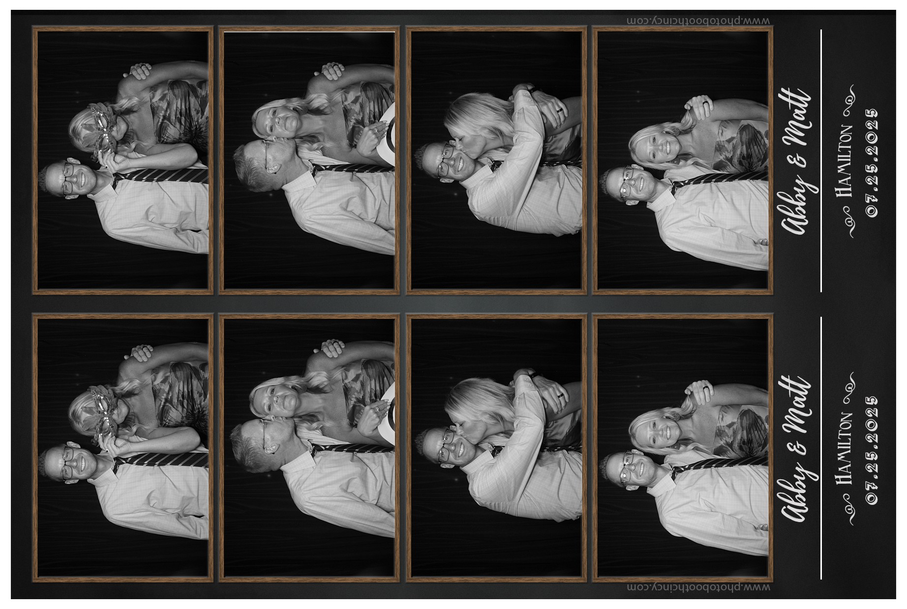 Abby & Matt | View more photos from the event at gallery.photoboothcincy.com/u/PhotoBoothCincy/Abby-Matt