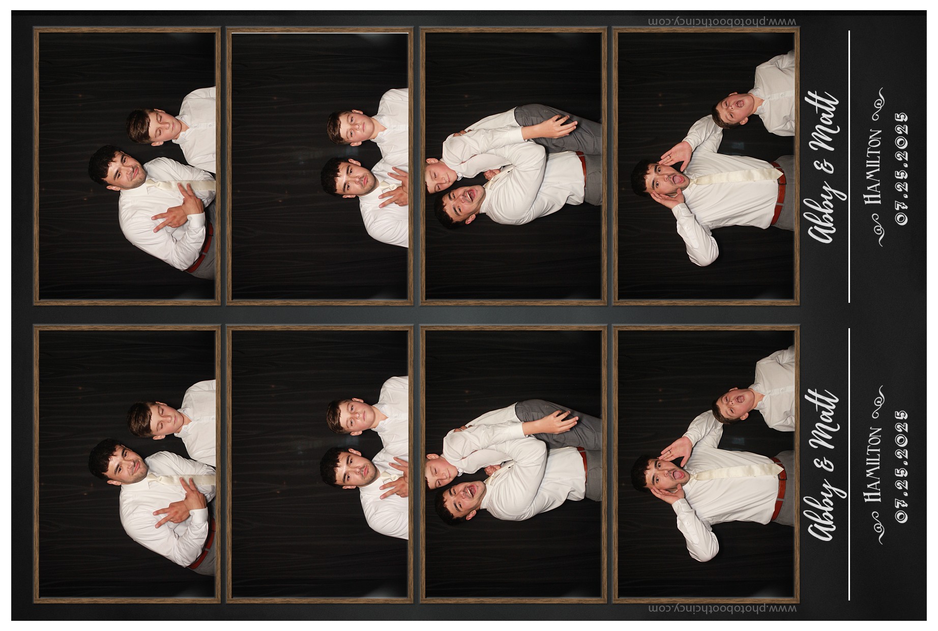 Abby & Matt | View more photos from the event at gallery.photoboothcincy.com/u/PhotoBoothCincy/Abby-Matt