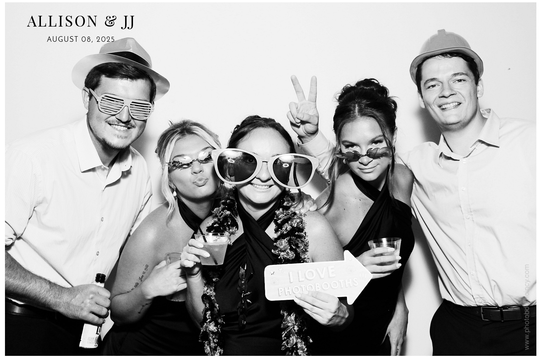 Allison & JJ | View more photos from the event at gallery.photoboothcincy.com/u/PhotoBoothCincy/Allison-JJ