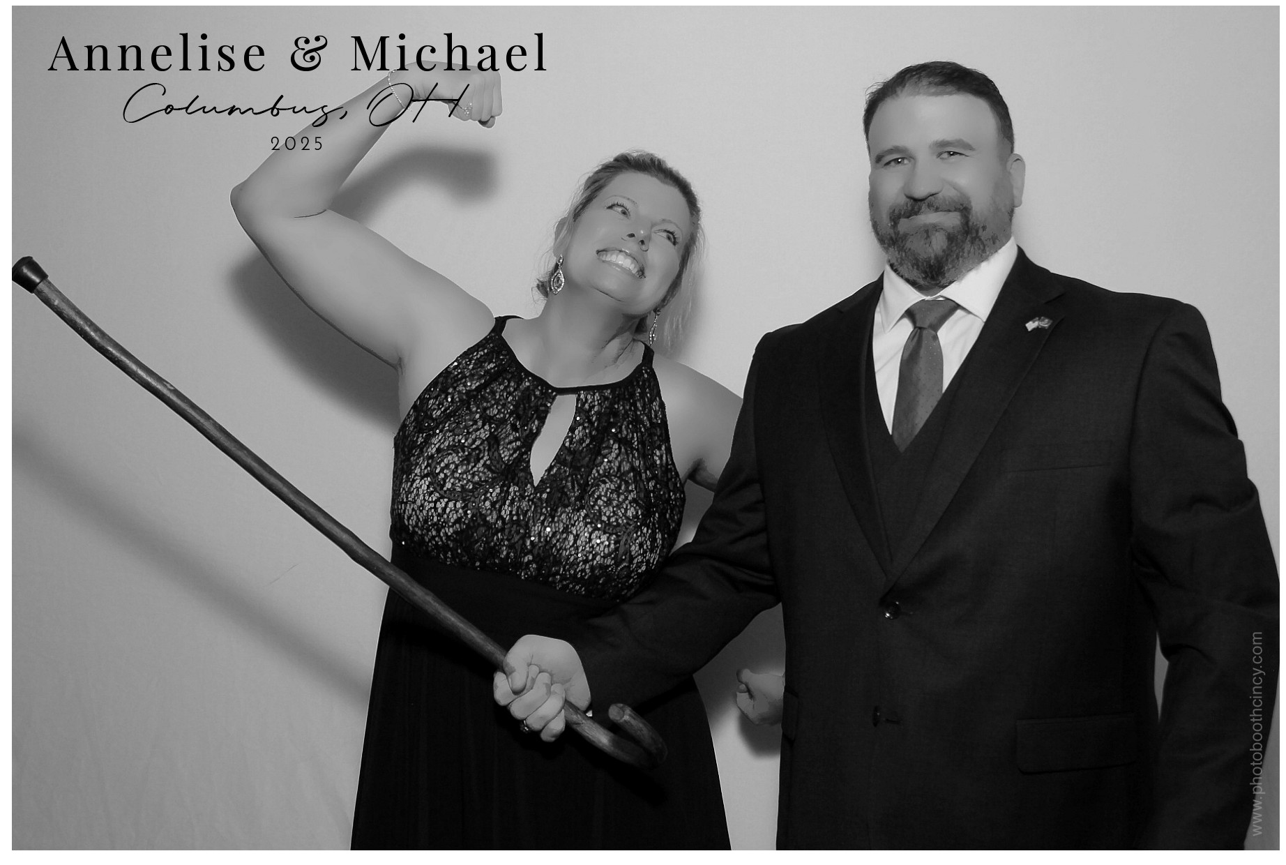 Annelise & Michael | View more photos from the event at gallery.photoboothcincy.com/u/PhotoBoothCincy/Annelise-Michael