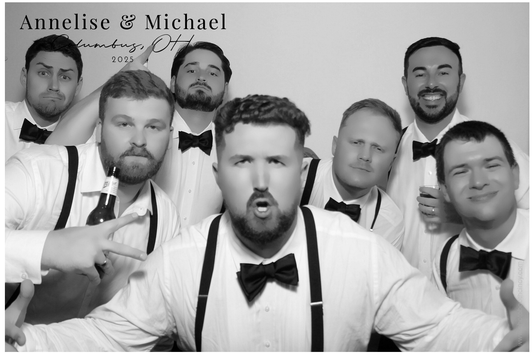 Annelise & Michael | View more photos from the event at gallery.photoboothcincy.com/u/PhotoBoothCincy/Annelise-Michael