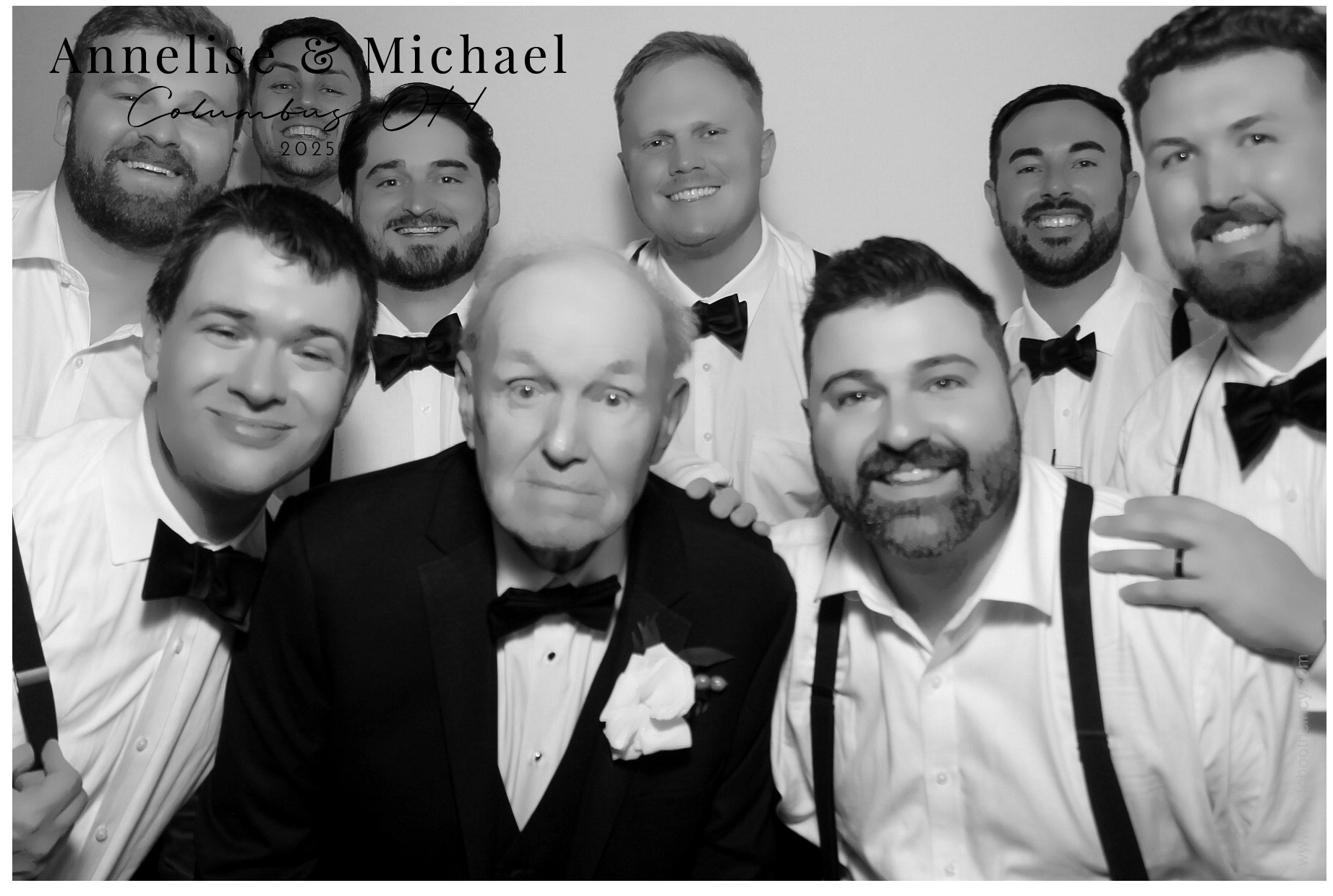 Annelise & Michael | View more photos from the event at gallery.photoboothcincy.com/u/PhotoBoothCincy/Annelise-Michael