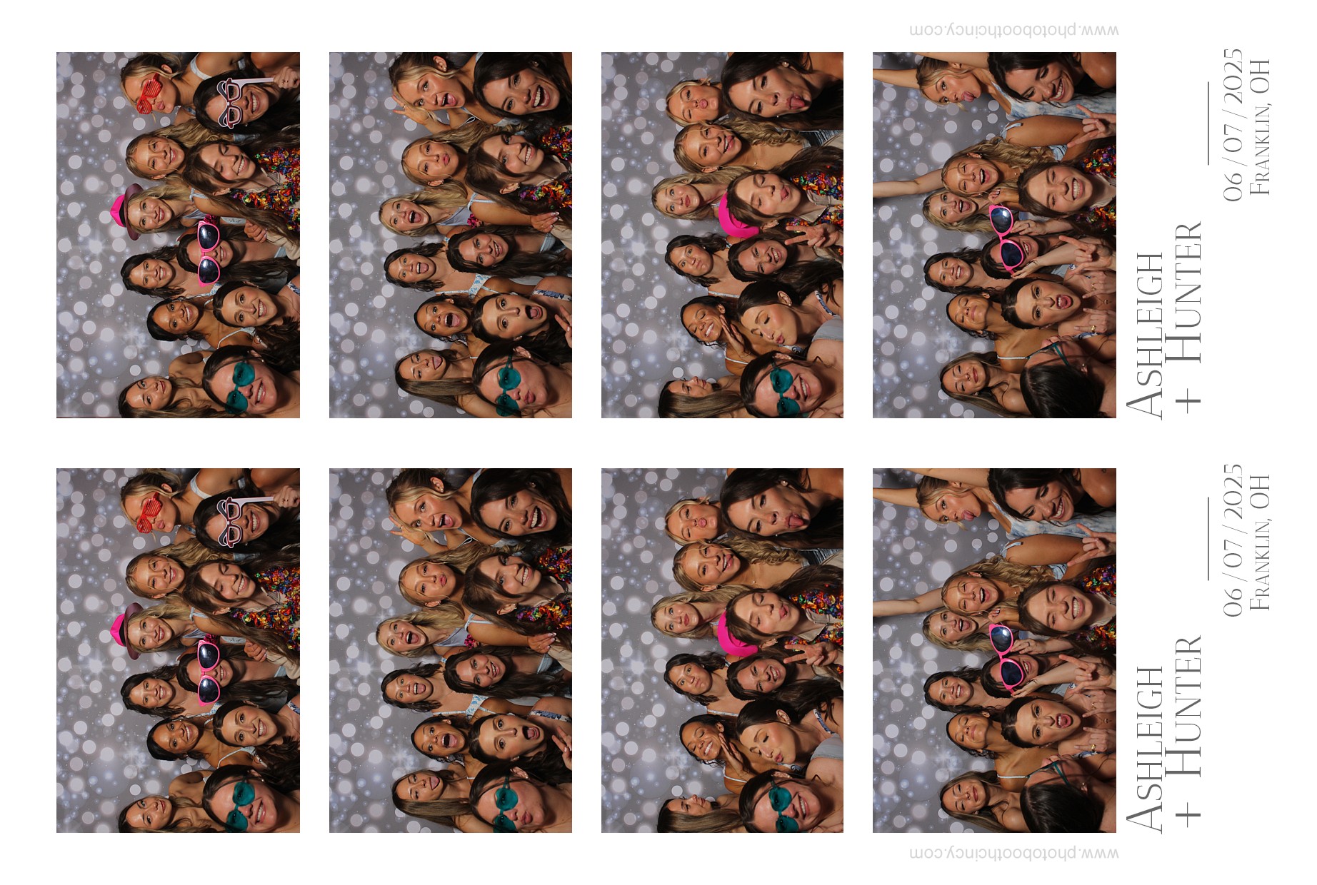 Ashleigh Lindsey Reception | View more photos from the event at gallery.photoboothcincy.com/u/PhotoBoothCincy/Ashleigh-Lindsey-Reception