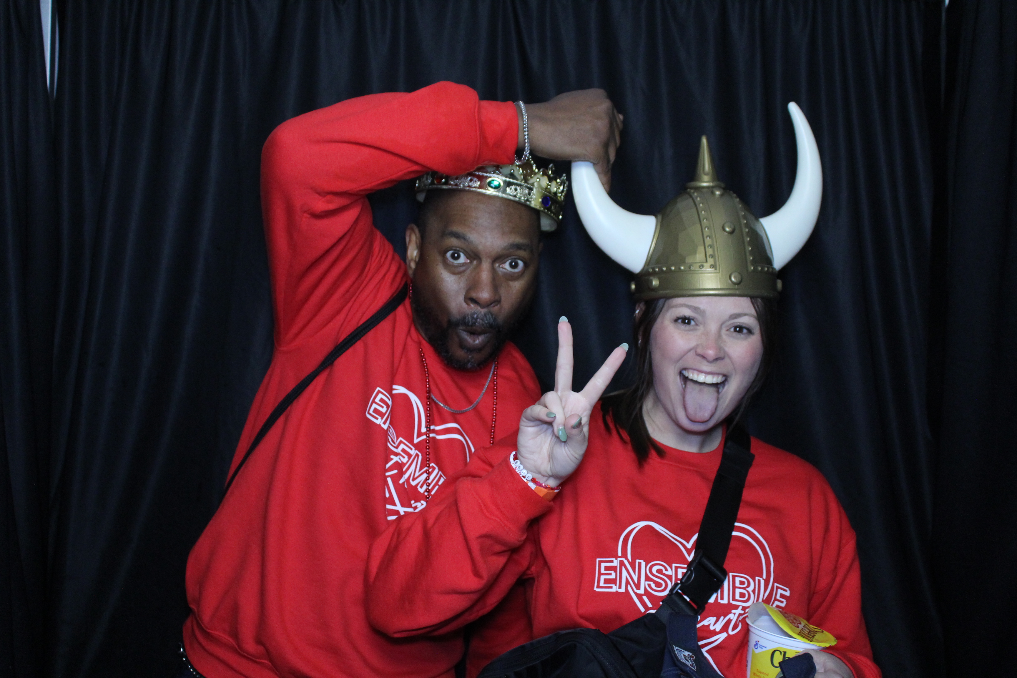 Booth at the AHA Heart Mini 2025 | View more photos from the event at gallery.photoboothcincy.com/u/PhotoBoothCincy/Booth-at-the-AHA-Heart-Mini-2025