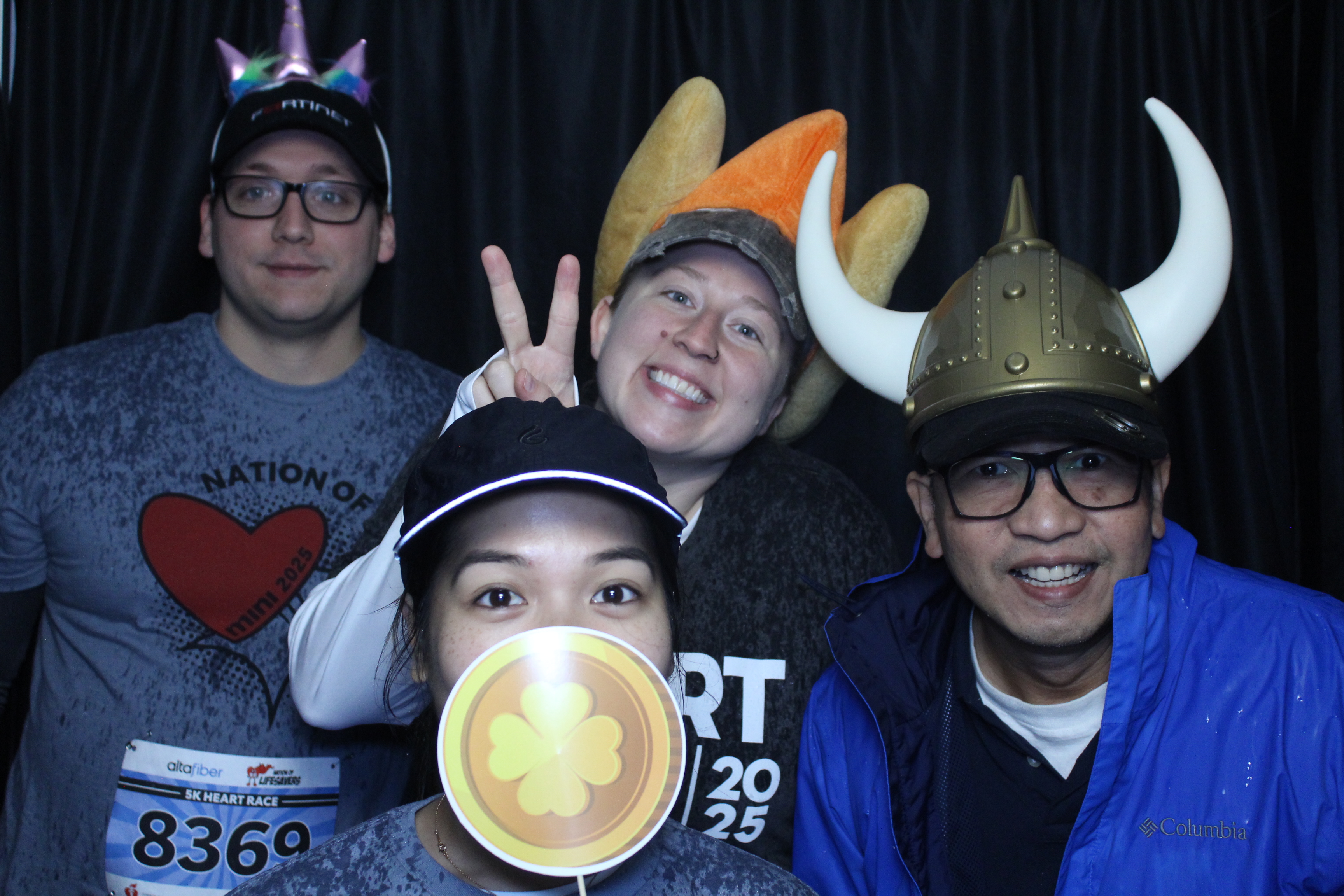Booth at the AHA Heart Mini 2025 | View more photos from the event at gallery.photoboothcincy.com/u/PhotoBoothCincy/Booth-at-the-AHA-Heart-Mini-2025