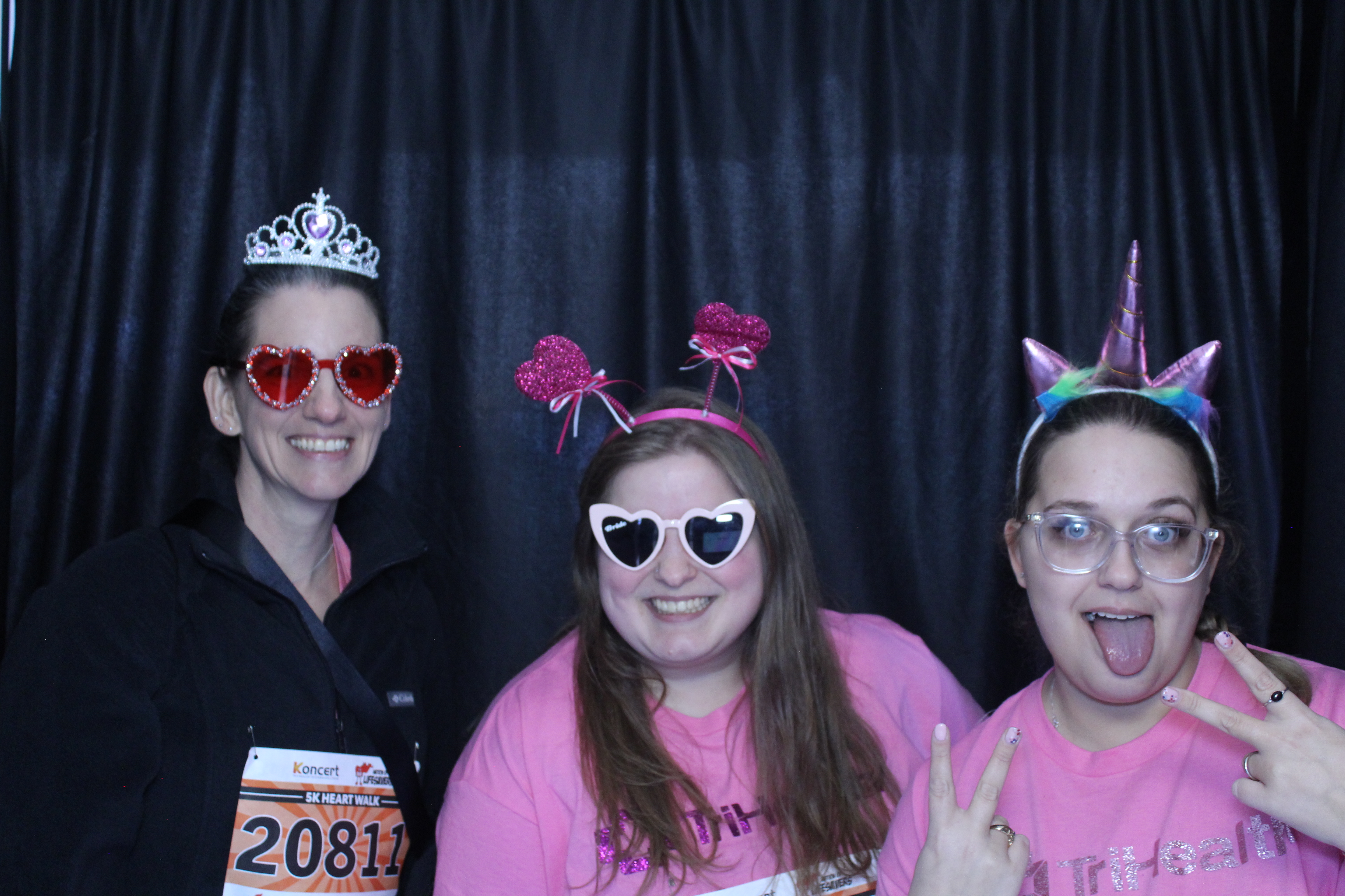 Booth at the AHA Heart Mini 2025 | View more photos from the event at gallery.photoboothcincy.com/u/PhotoBoothCincy/Booth-at-the-AHA-Heart-Mini-2025
