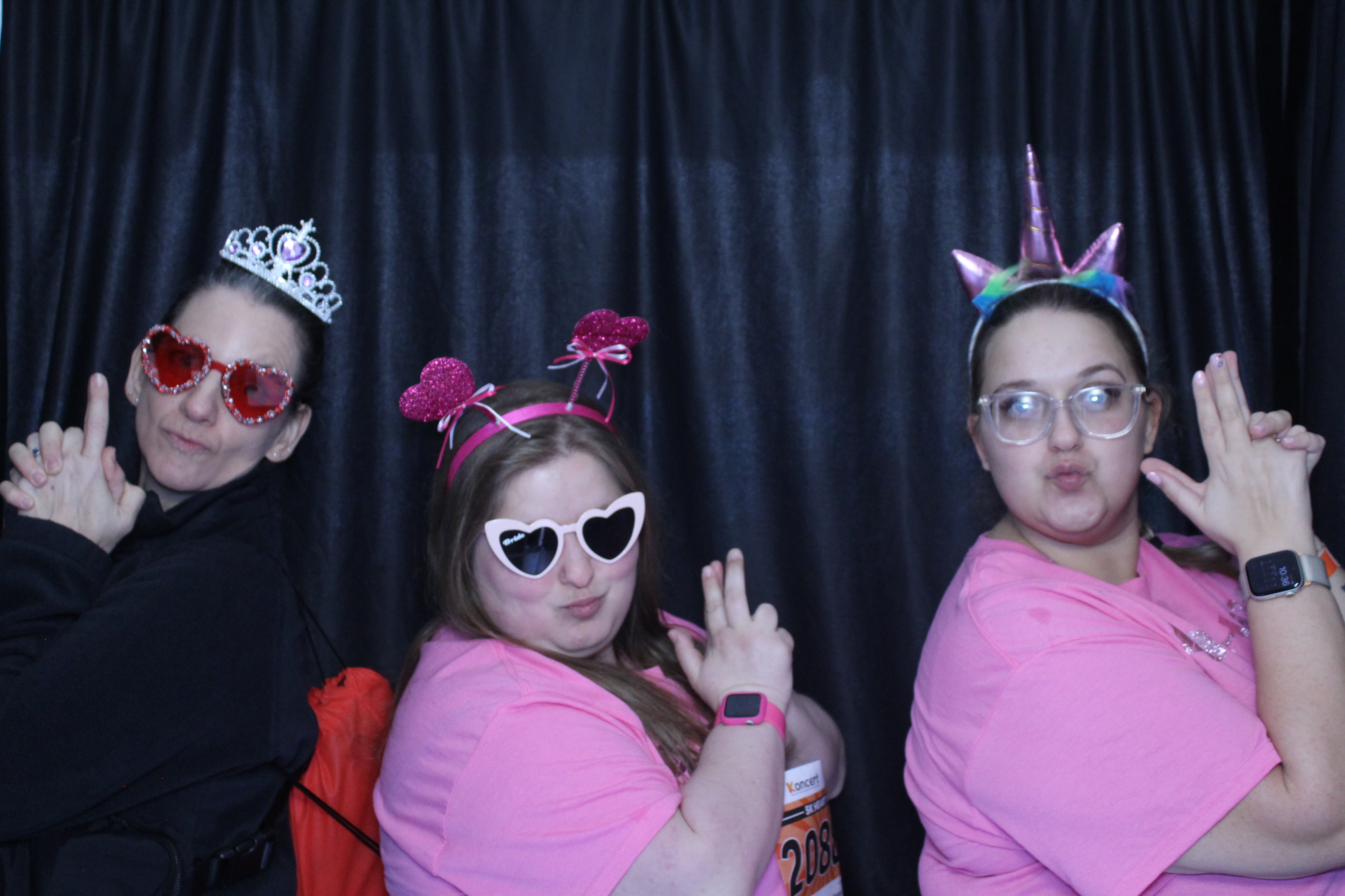 Booth at the AHA Heart Mini 2025 | View more photos from the event at gallery.photoboothcincy.com/u/PhotoBoothCincy/Booth-at-the-AHA-Heart-Mini-2025